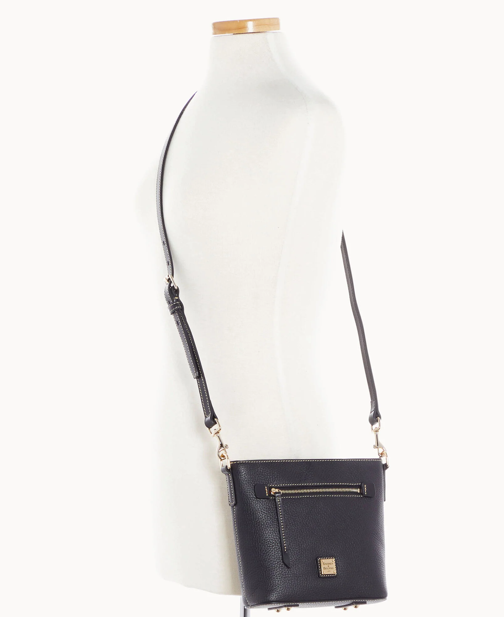 Pebble Grain Small Zip Crossbody - Image 14