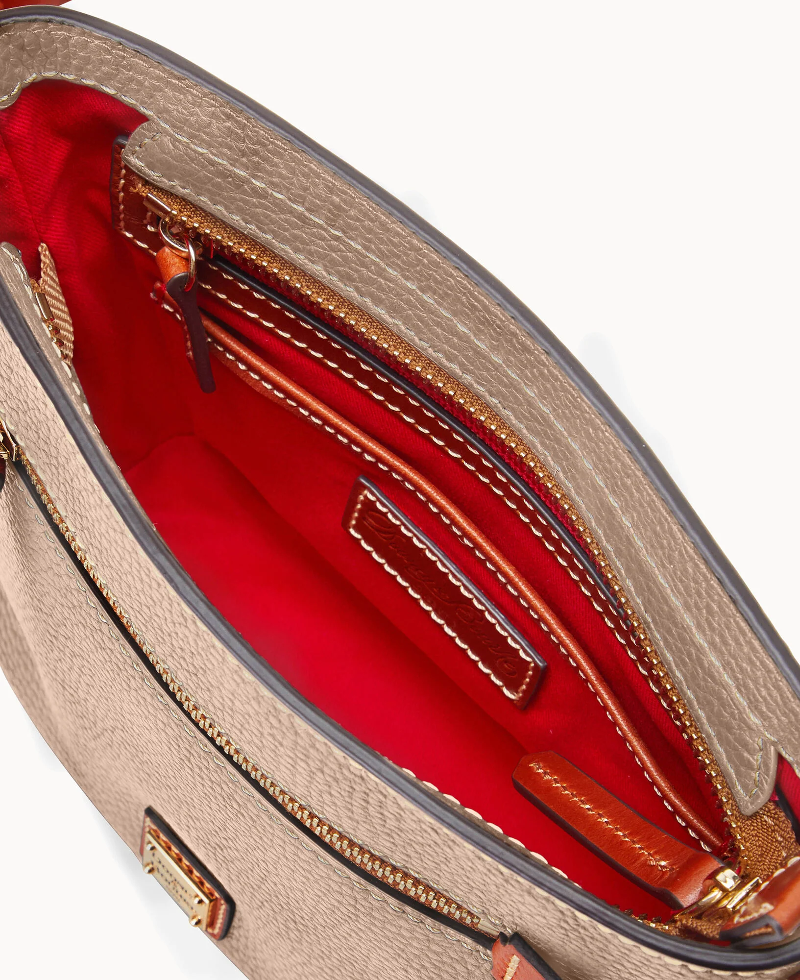 Pebble Grain Small Zip Crossbody - Image 17