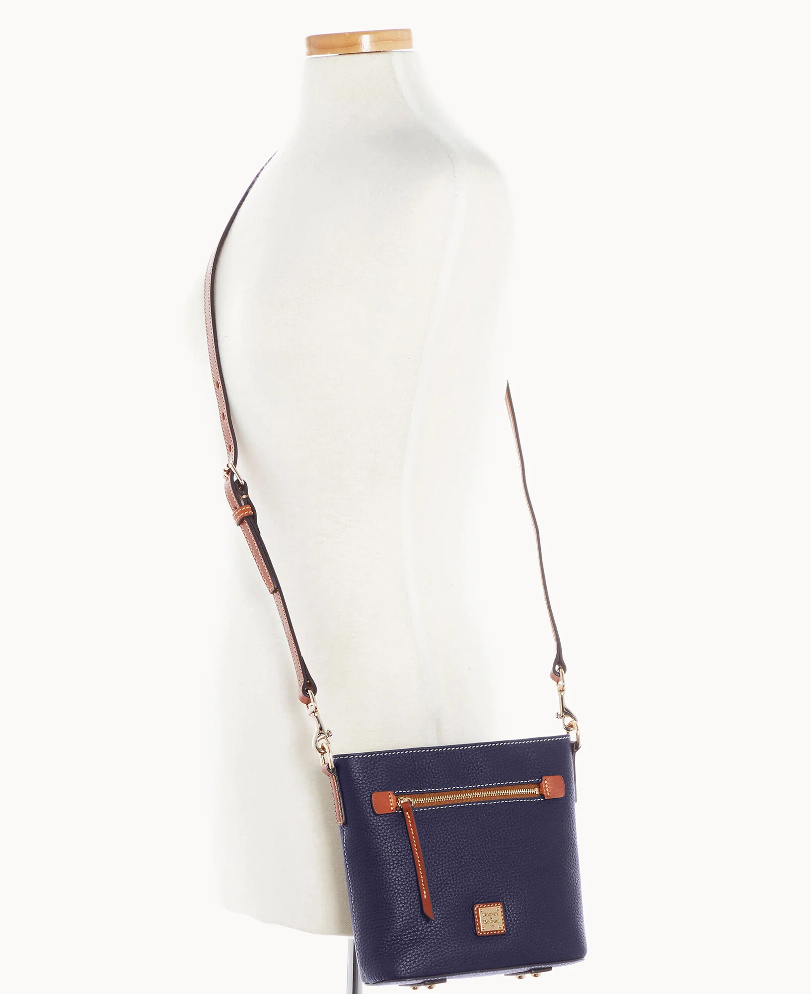 Pebble Grain Small Zip Crossbody - Image 22