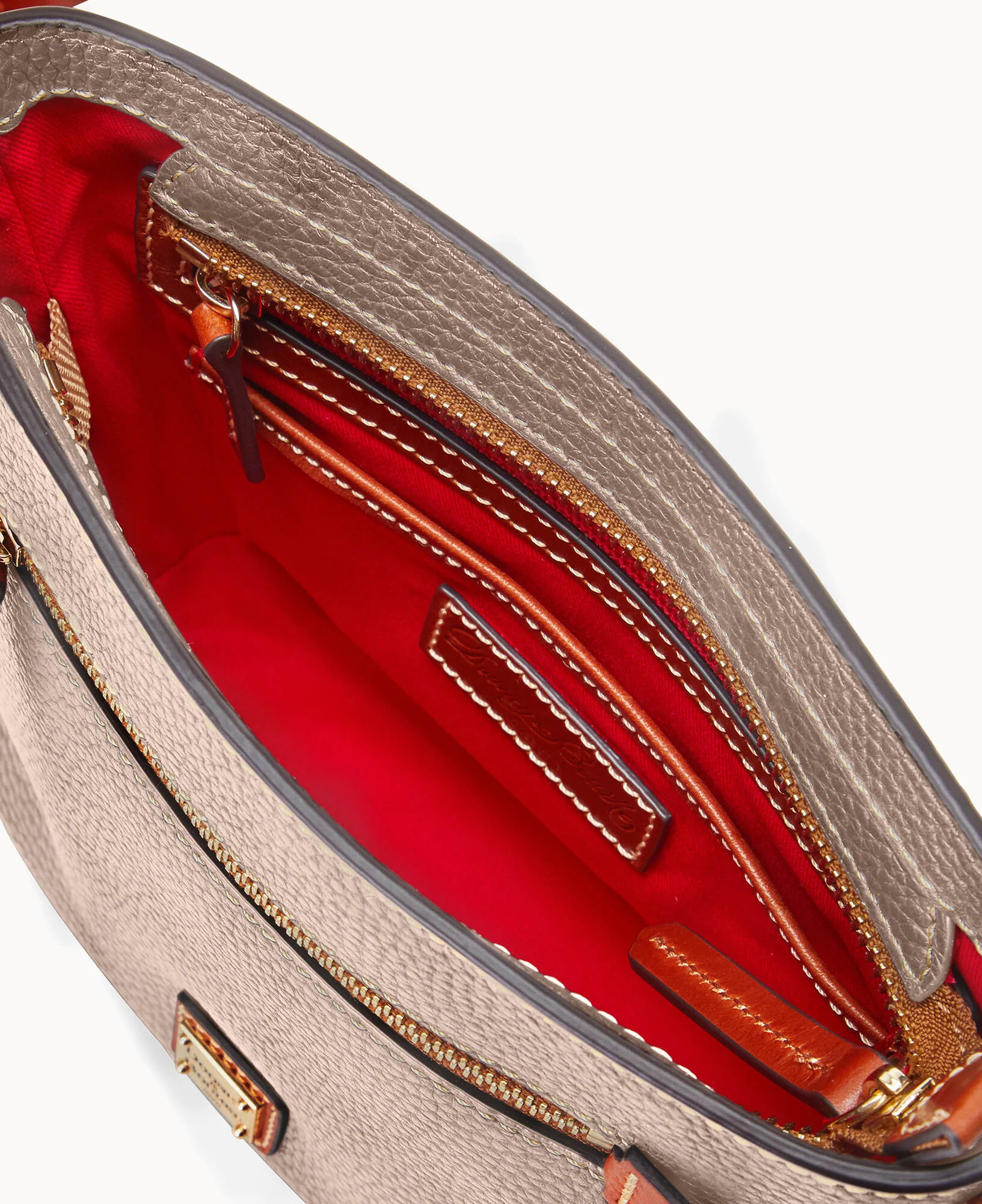 Pebble Grain Small Zip Crossbody - Image 31