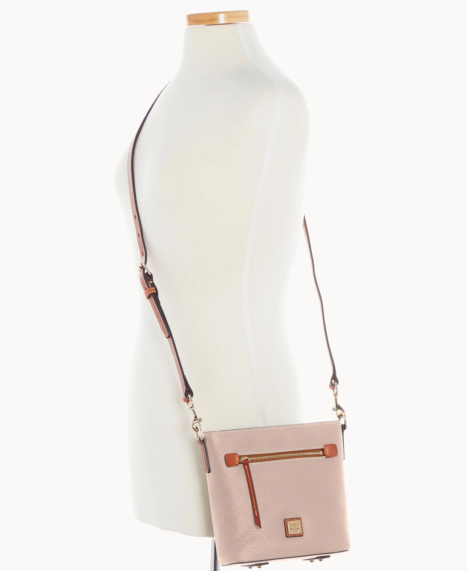 Pebble Grain Small Zip Crossbody - Image 32