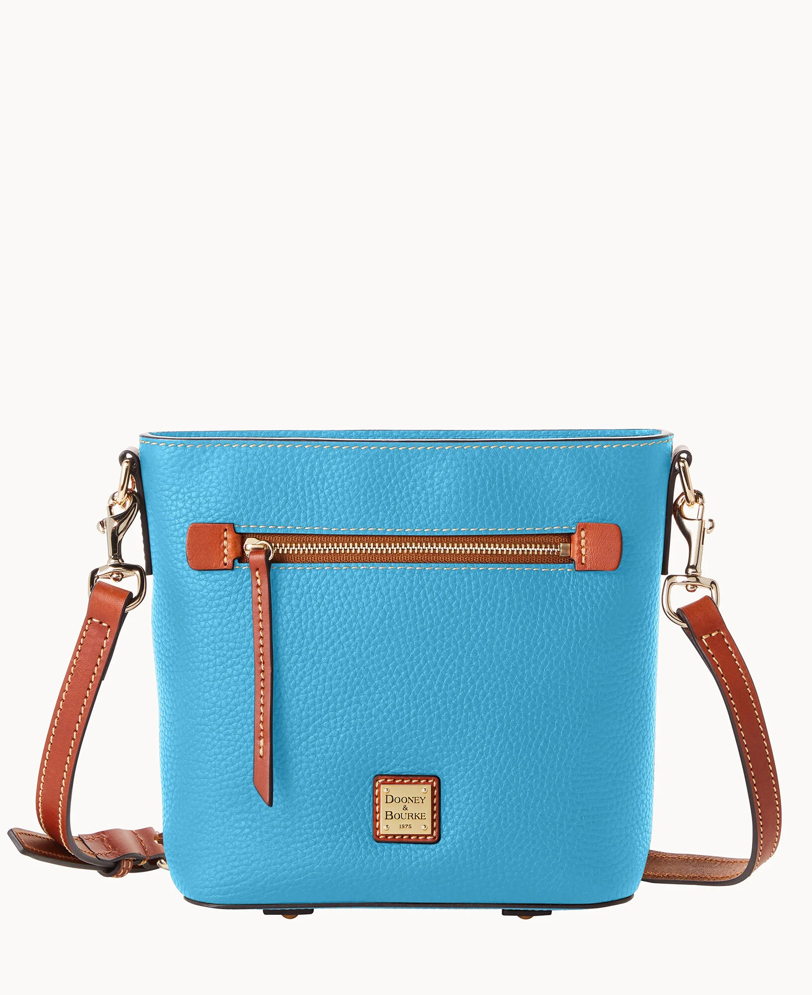 Pebble Grain Small Zip Crossbody - Image 36