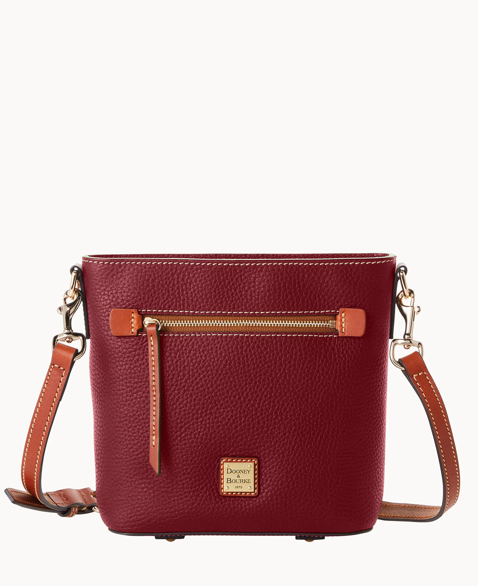 Pebble Grain Small Zip Crossbody - Image 51