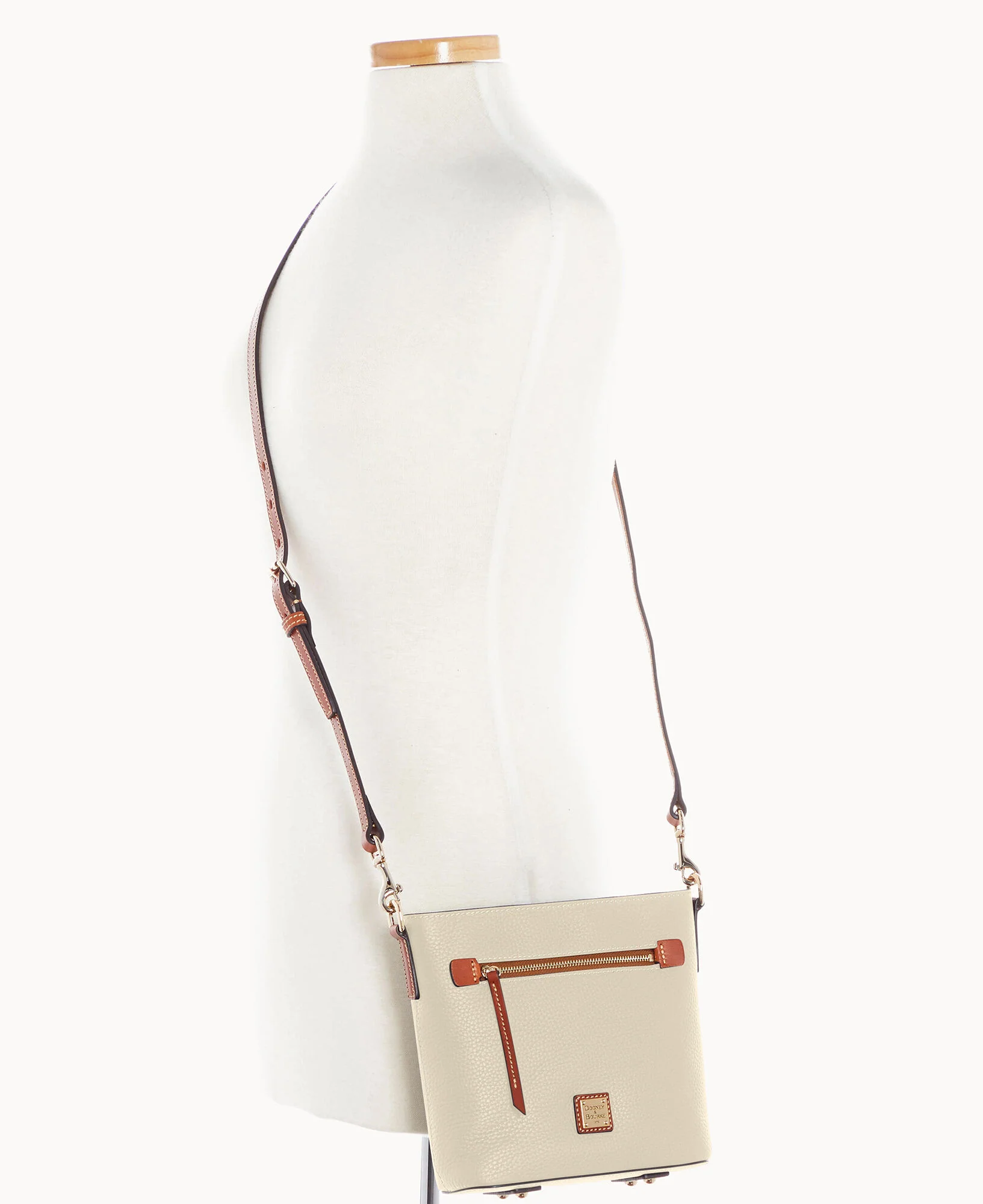 Pebble Grain Small Zip Crossbody - Image 65