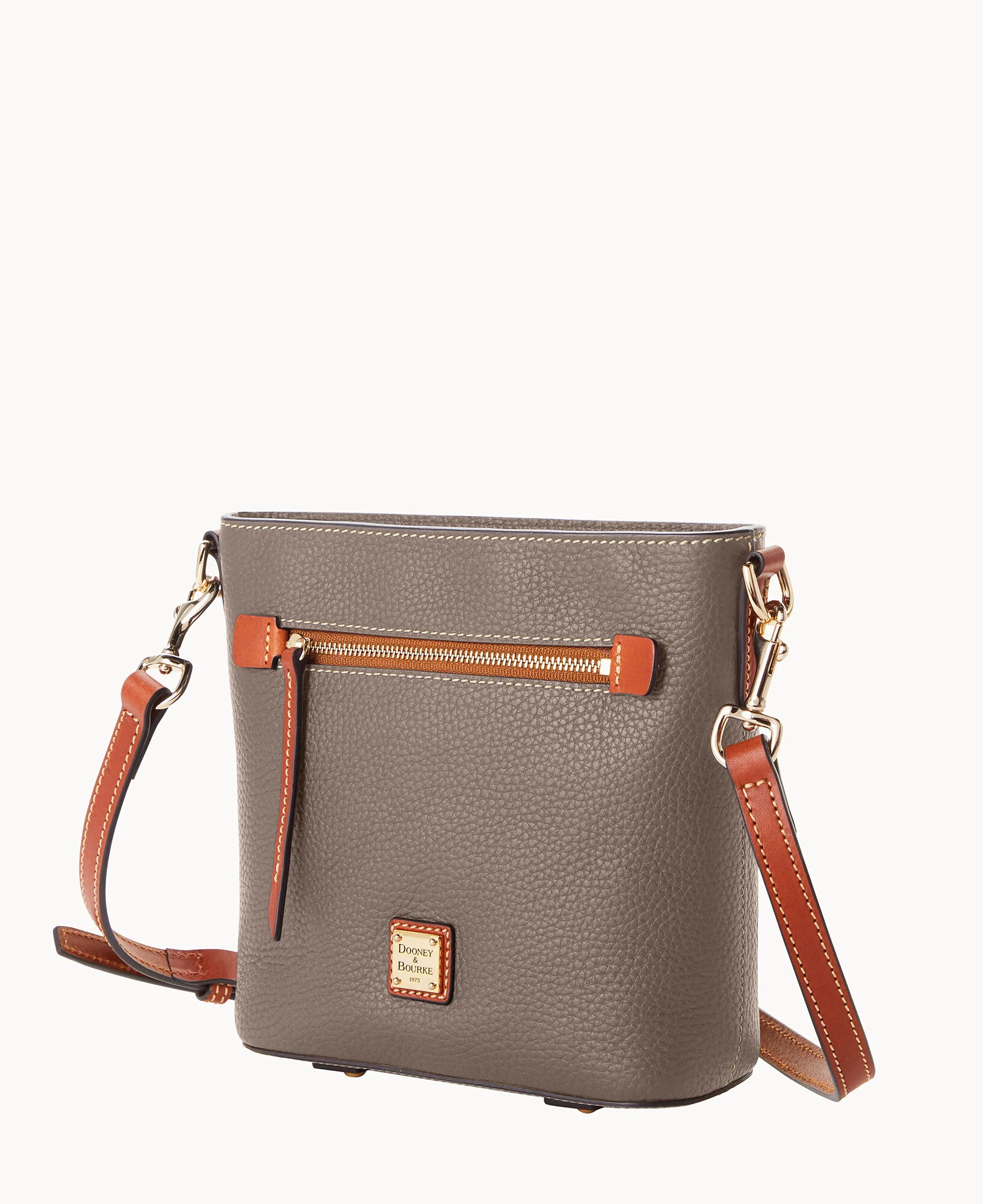 Pebble Grain Small Zip Crossbody - Image 8
