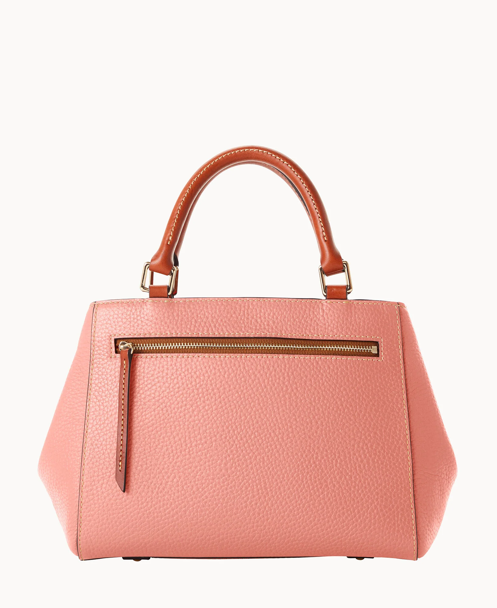 Pebble Grain Small Zip Satchel - Image 119