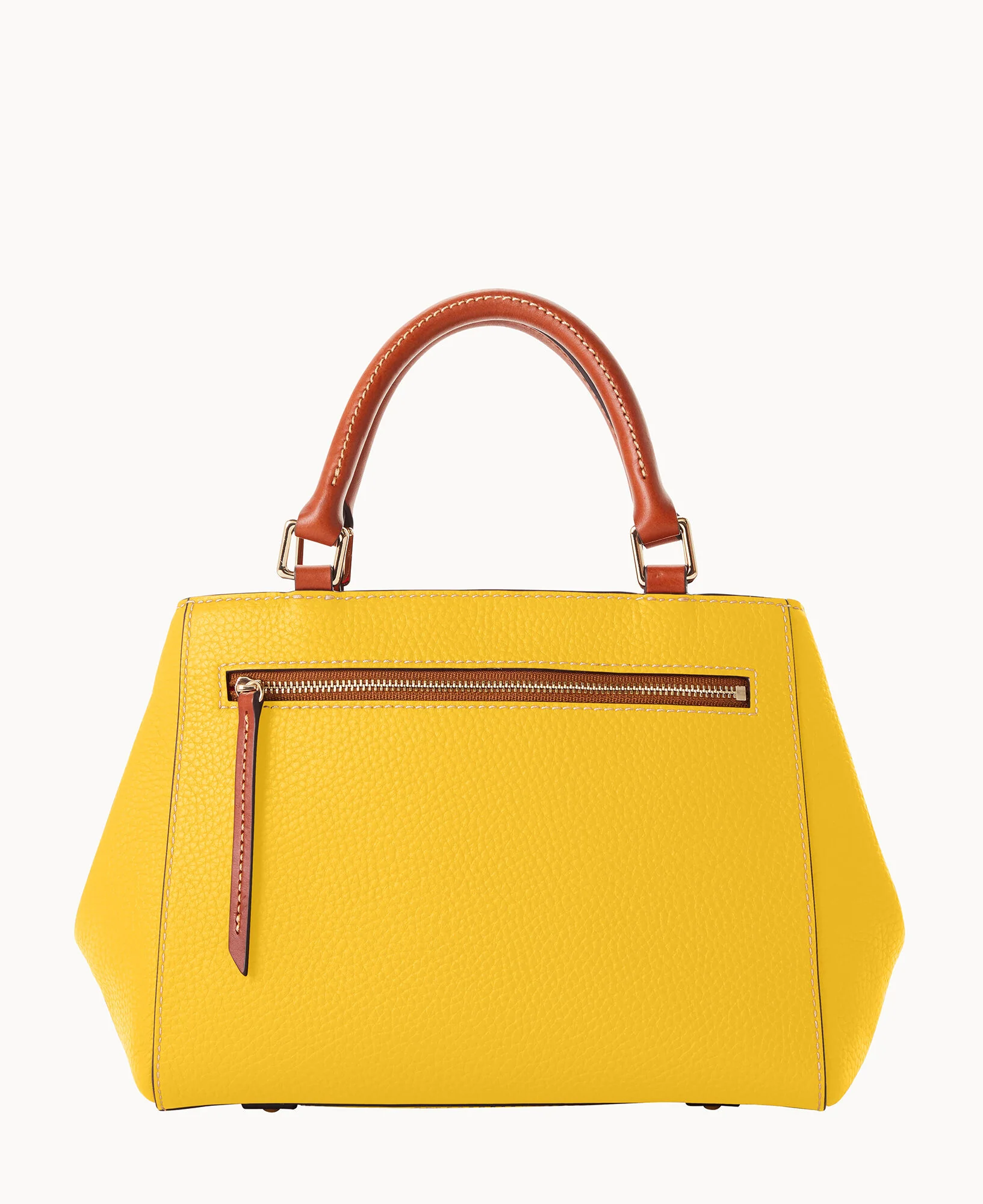 Pebble Grain Small Zip Satchel - Image 124