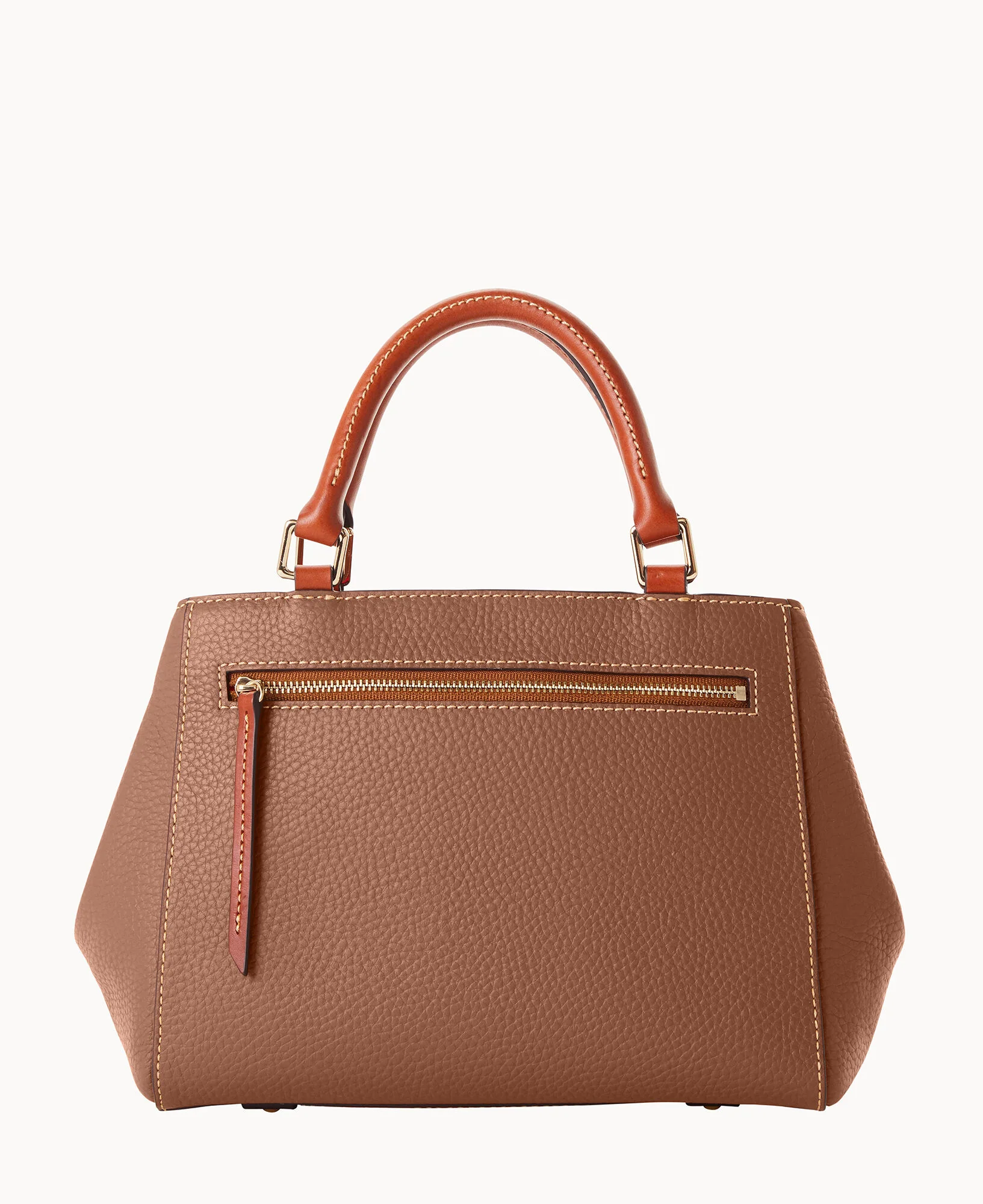 Pebble Grain Small Zip Satchel - Image 139