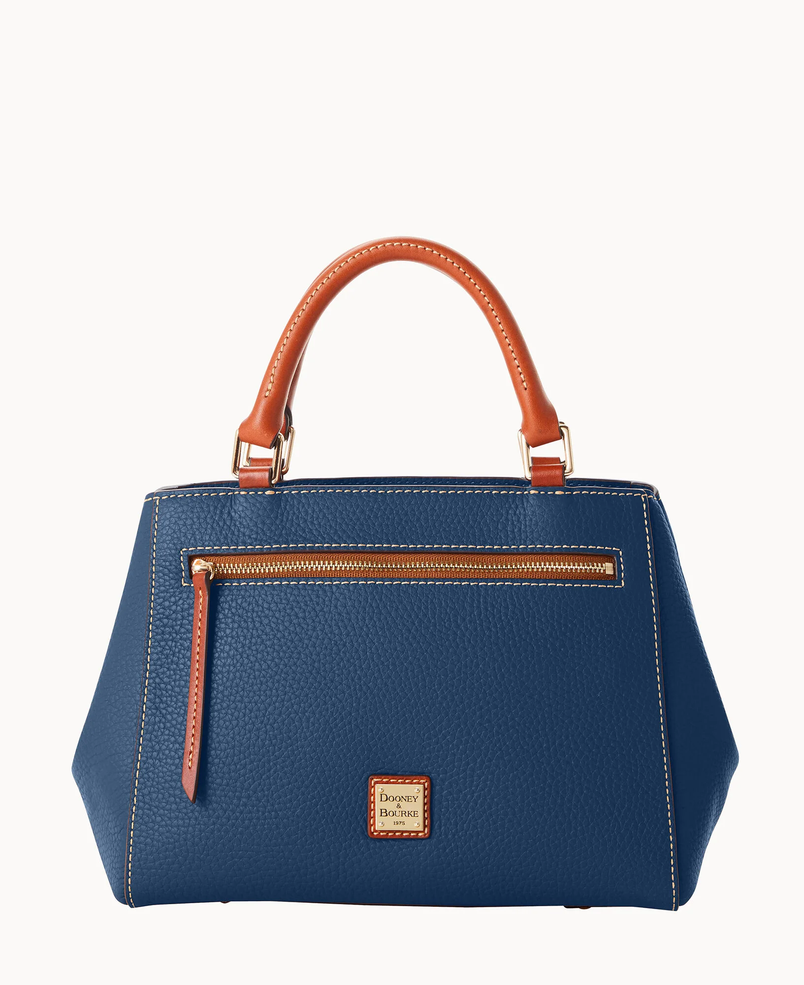 Pebble Grain Small Zip Satchel - Image 141