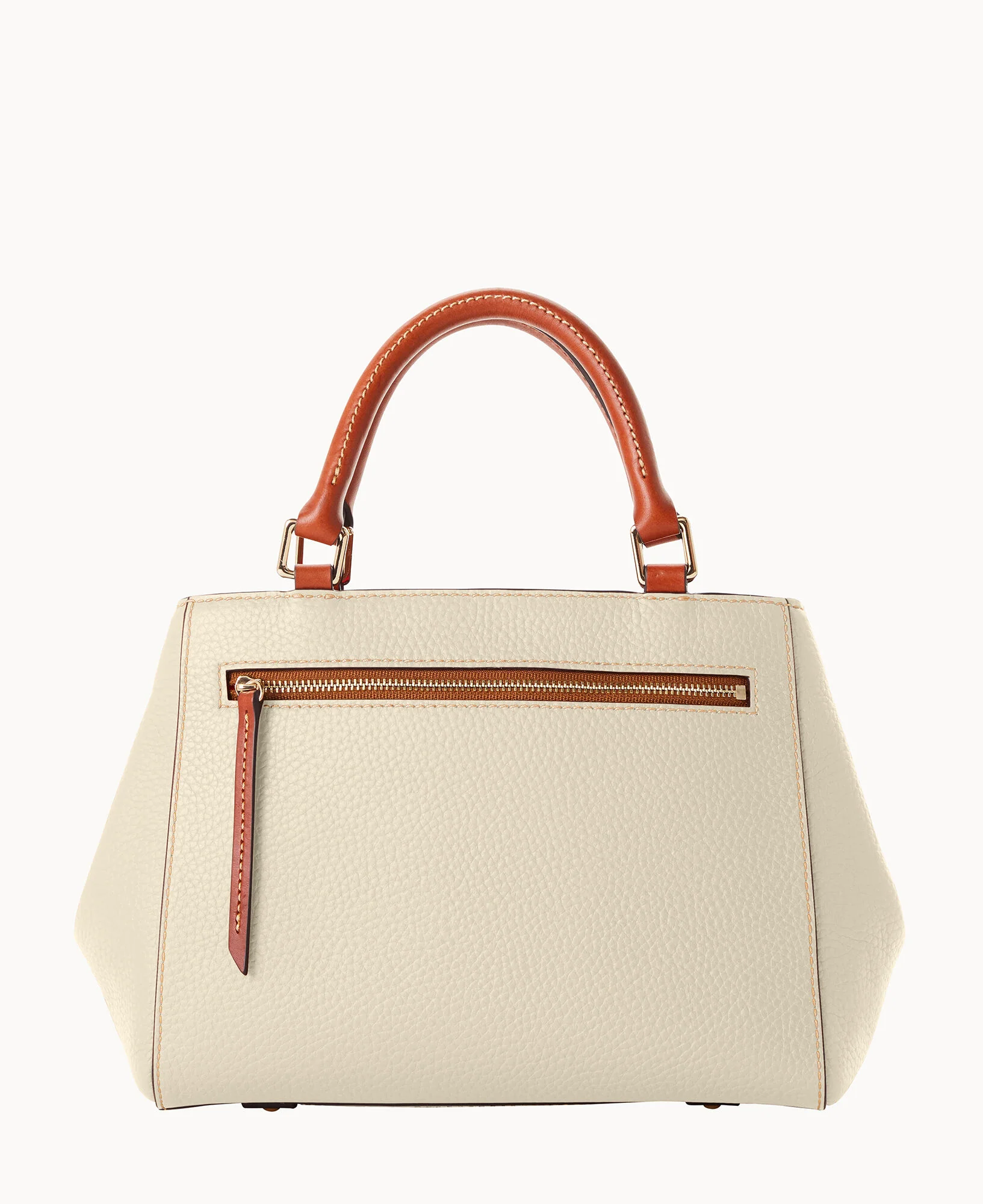 Pebble Grain Small Zip Satchel - Image 64