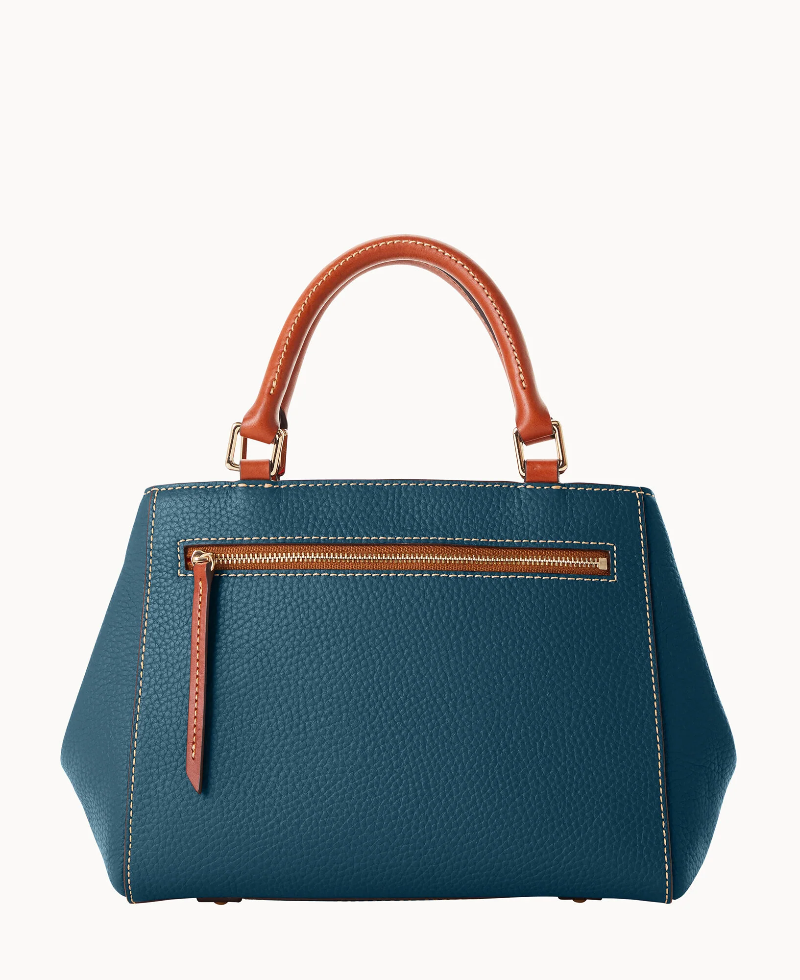 Pebble Grain Small Zip Satchel - Image 69