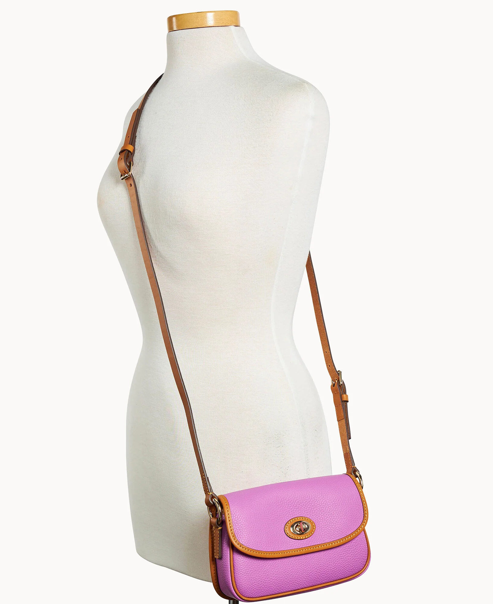 Pebble Grain Turnlock Crossbody 22 - Image 50