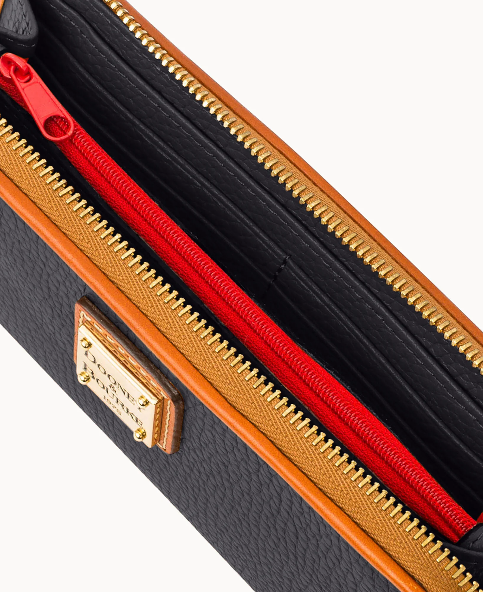 Pebble Grain Zip Clutch - Image 36