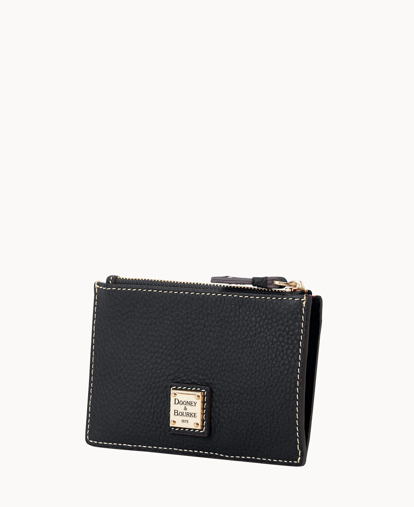 Pebble Grain Zip Credit Card Case - Image 11