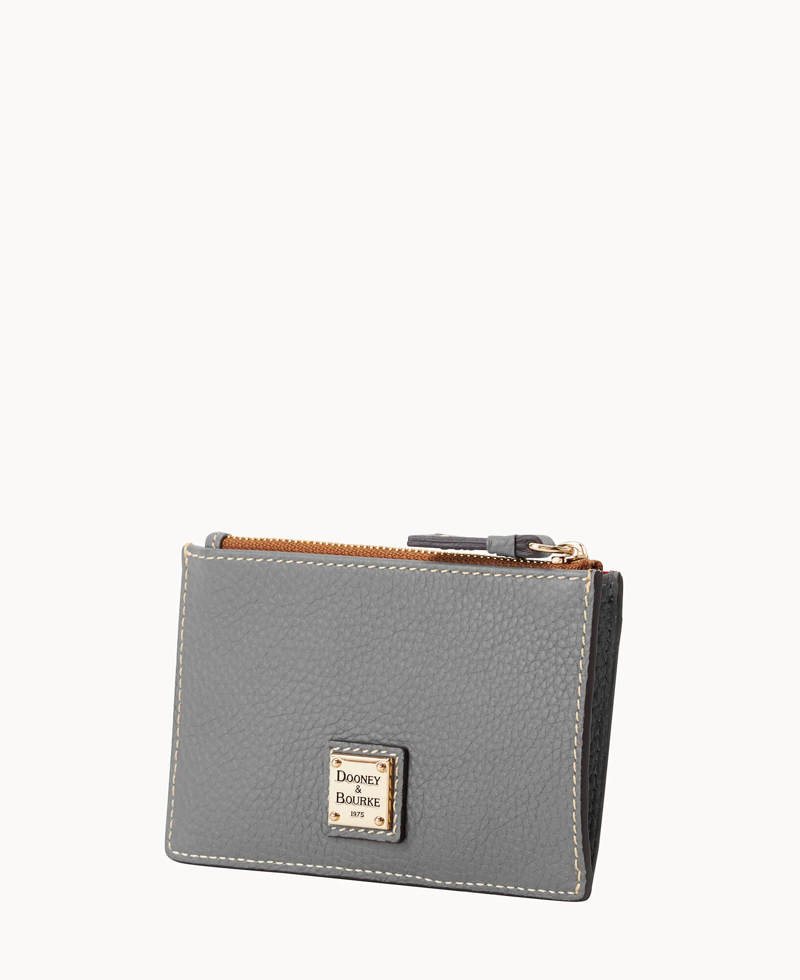 Pebble Grain Zip Credit Card Case - Image 29