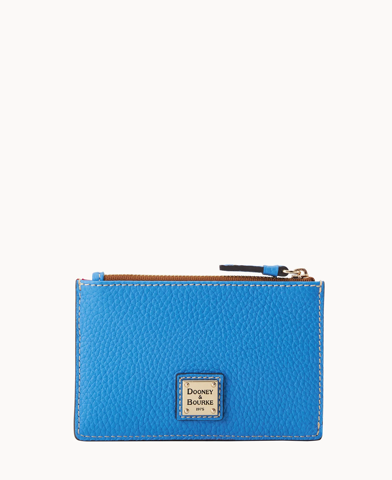 Pebble Grain Zip Credit Card Case - Image 4