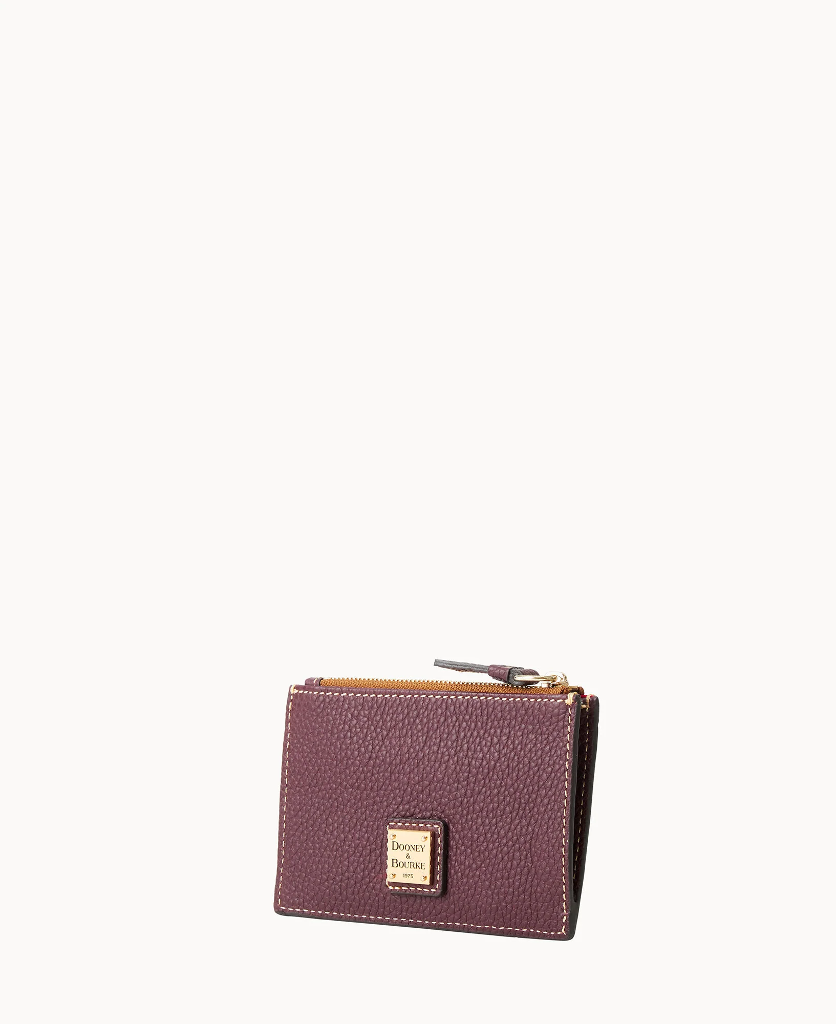 Pebble Grain Zip Credit Card Case - Image 41