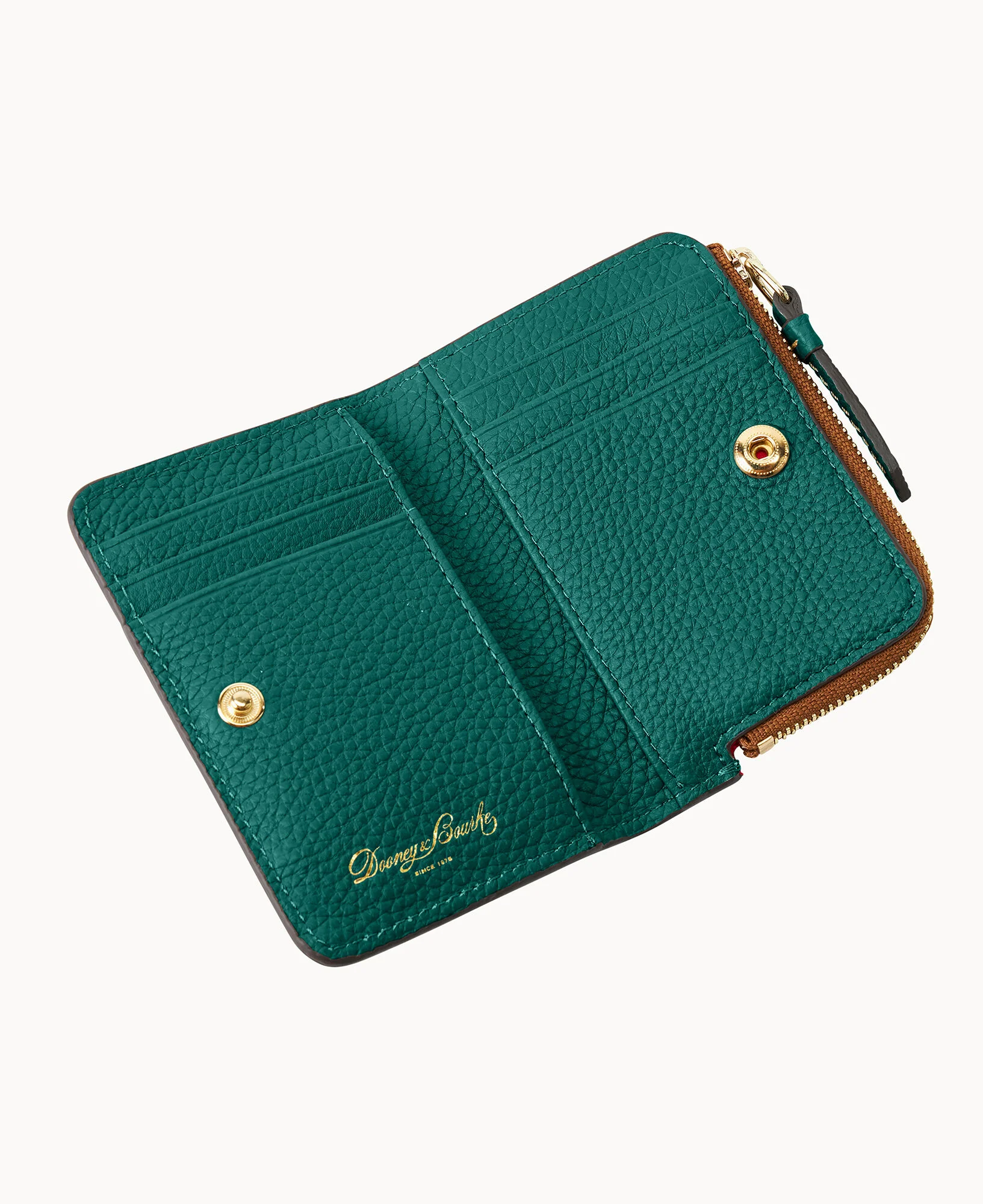 Pebble Grain Zip Credit Card Wallet 12 - Image 51
