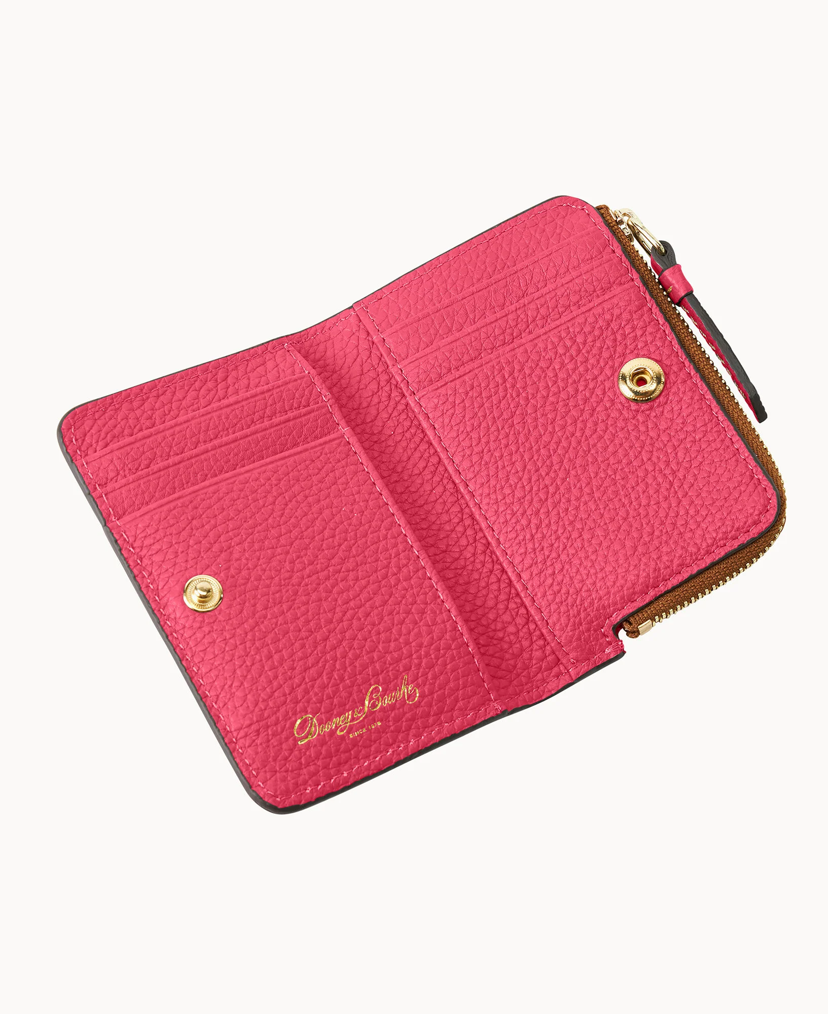 Pebble Grain Zip Credit Card Wallet 12 - Image 54