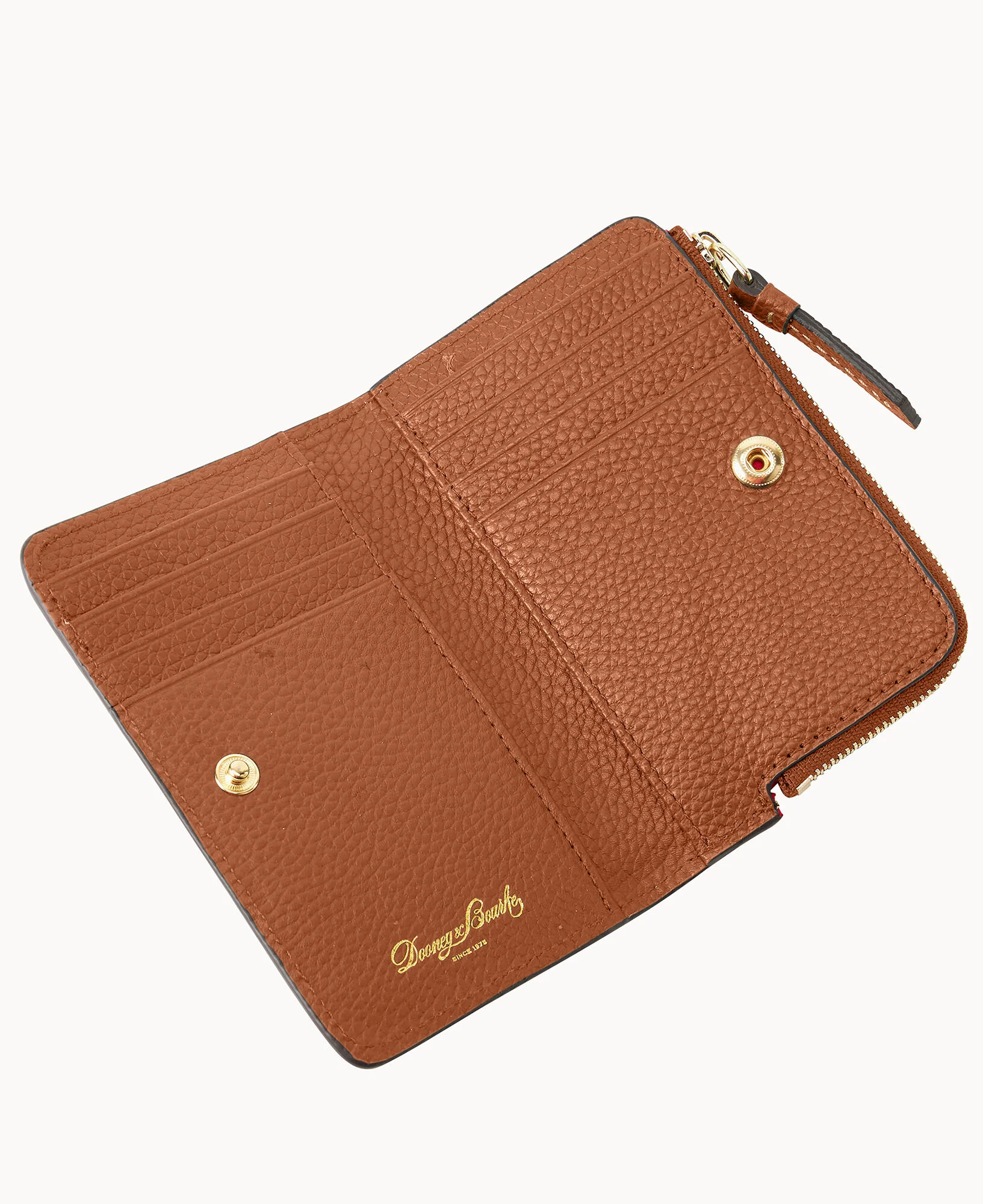 Pebble Grain Zip Credit Card Wallet 14 - Image 33