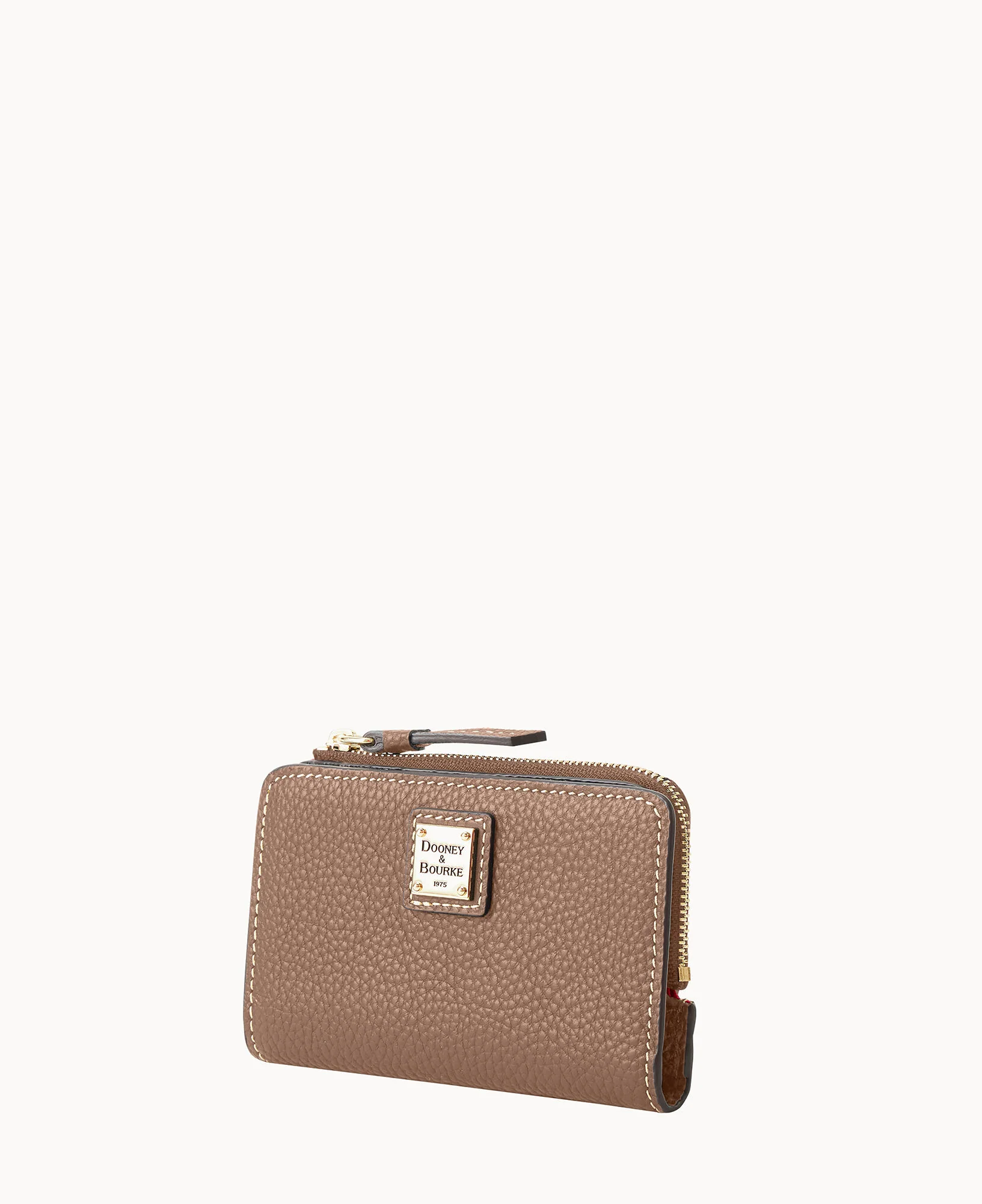 Pebble Grain Zip Credit Card Wallet 14 - Image 35