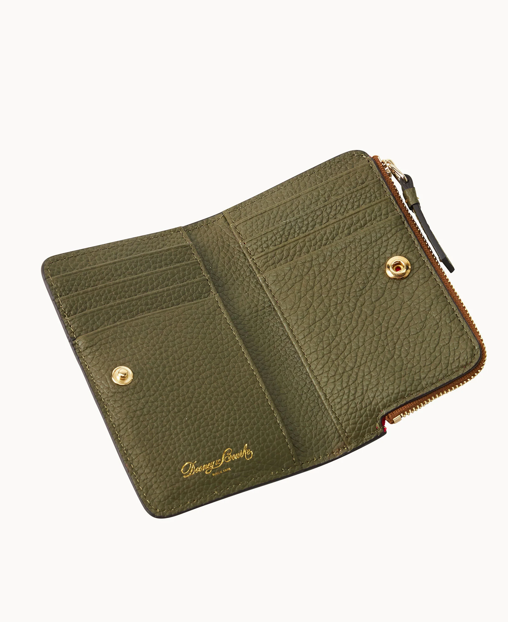 Pebble Grain Zip Credit Card Wallet 14 - Image 39