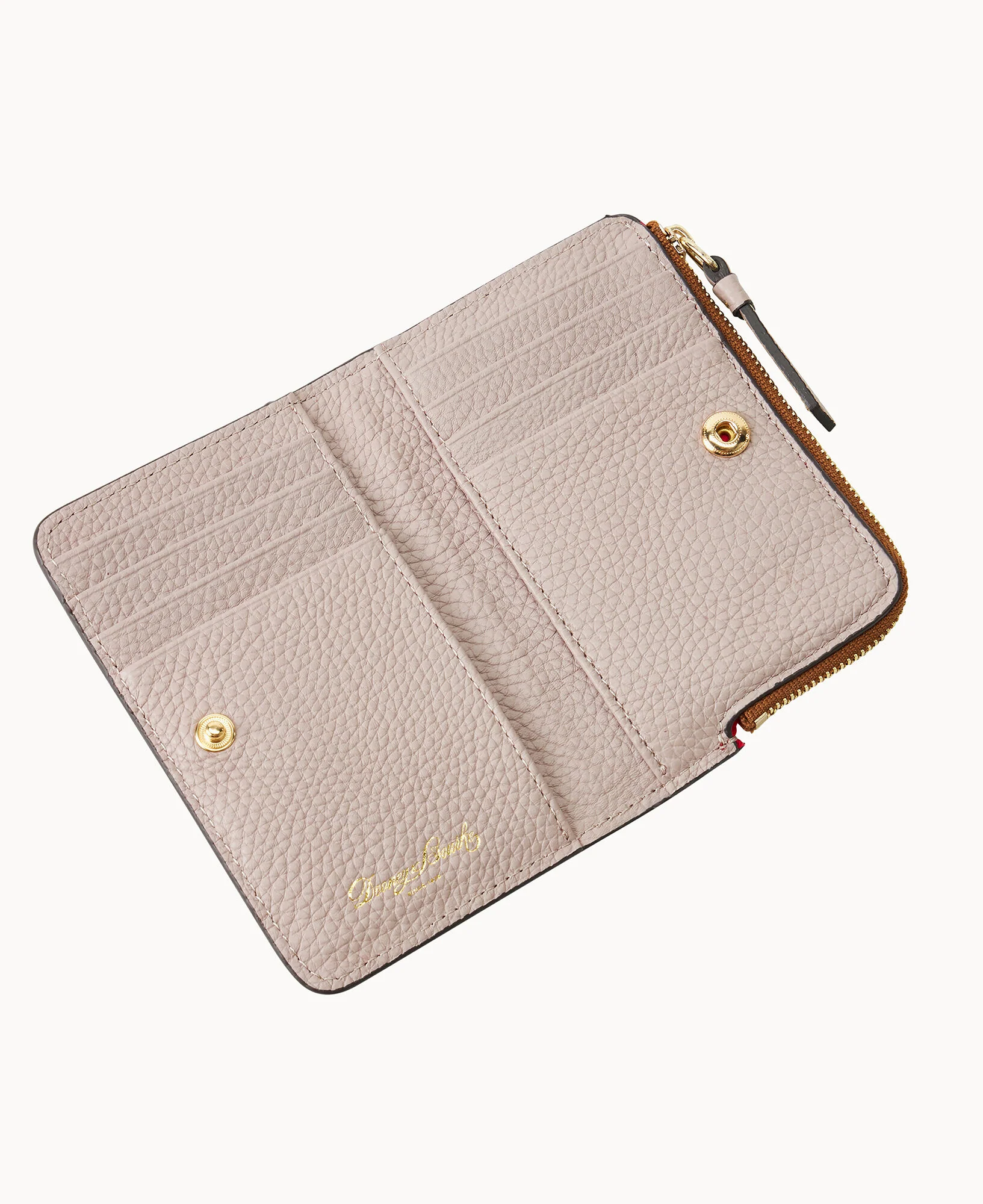 Pebble Grain Zip Credit Card Wallet 14 - Image 42