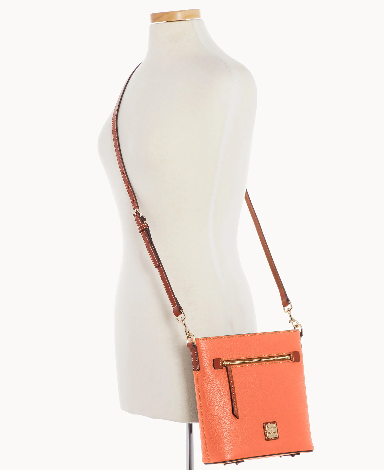 Pebble Grain Zip Crossbody - Image 14