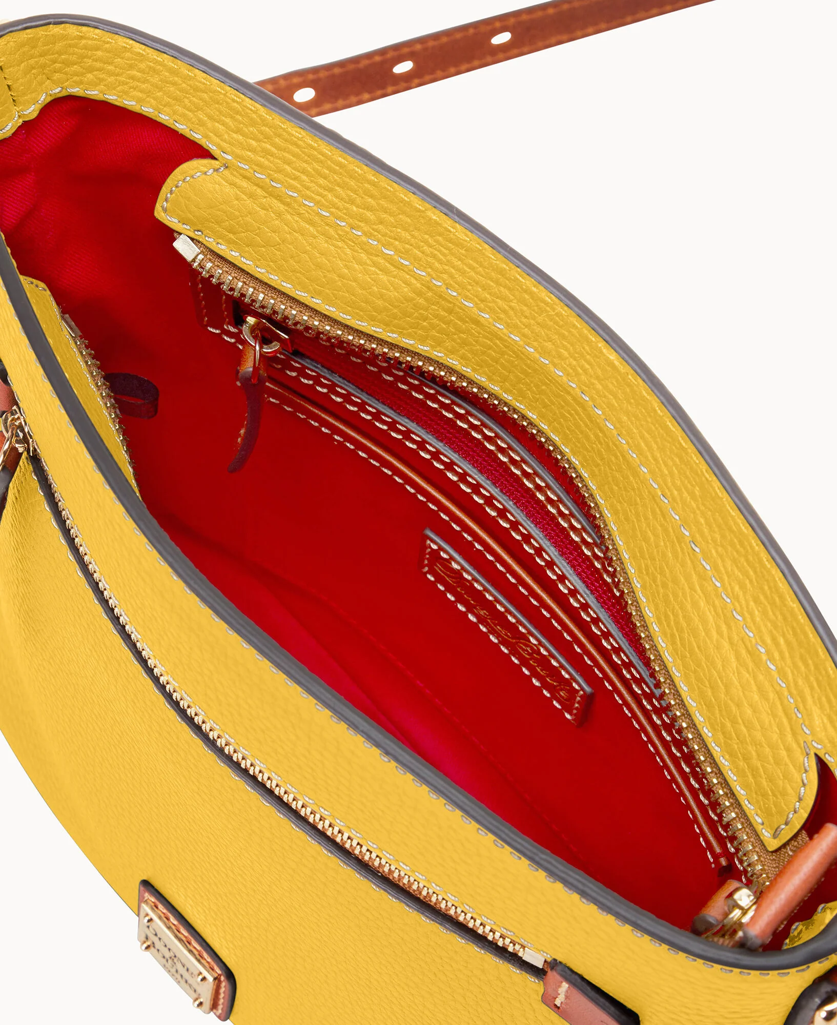 Pebble Grain Zip Crossbody - Image 23