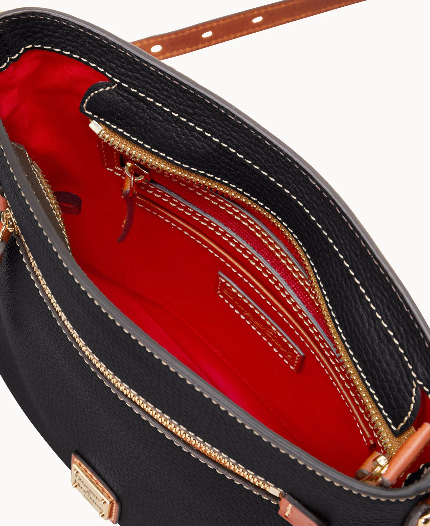 Pebble Grain Zip Crossbody - Image 26