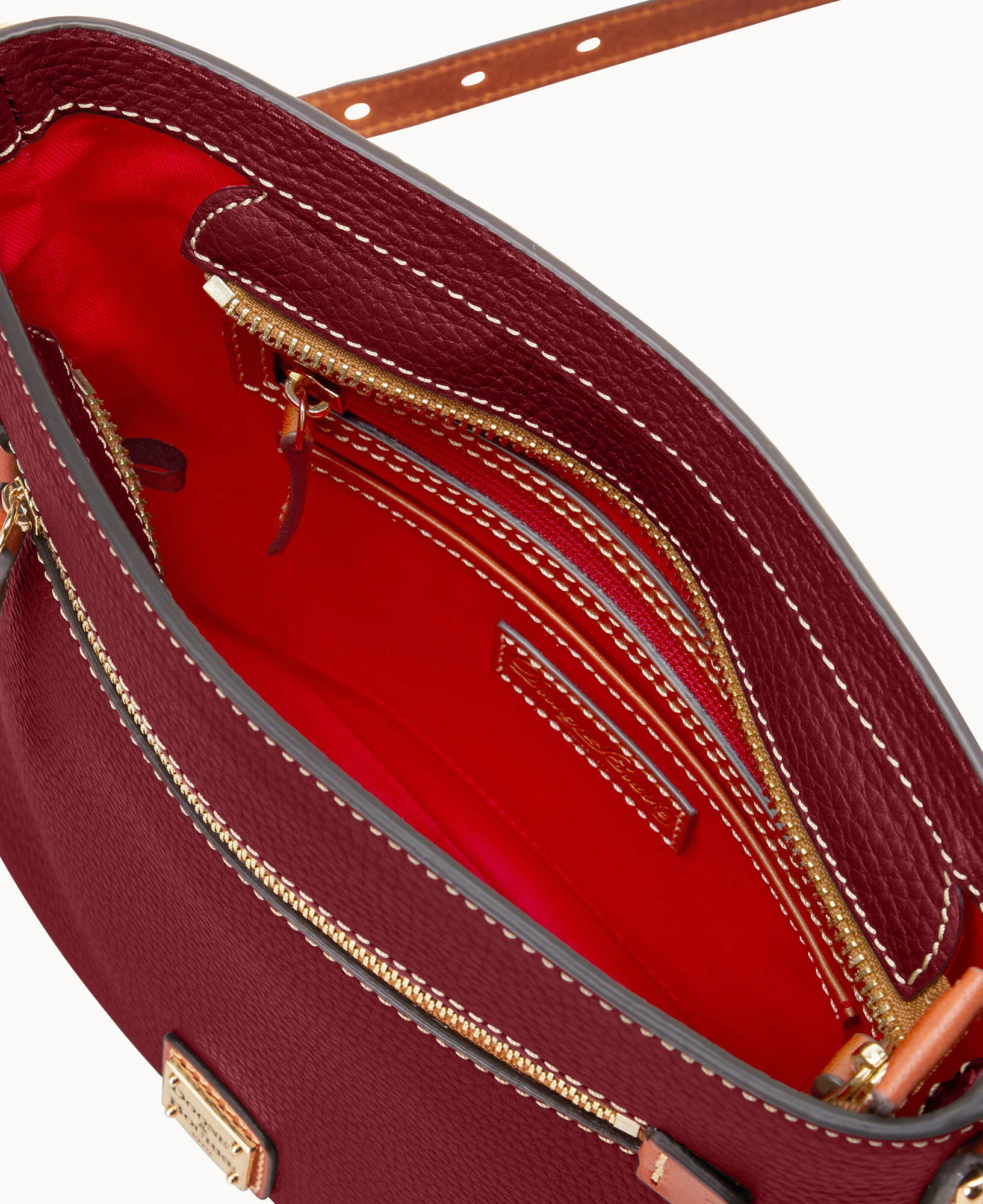 Pebble Grain Zip Crossbody - Image 30