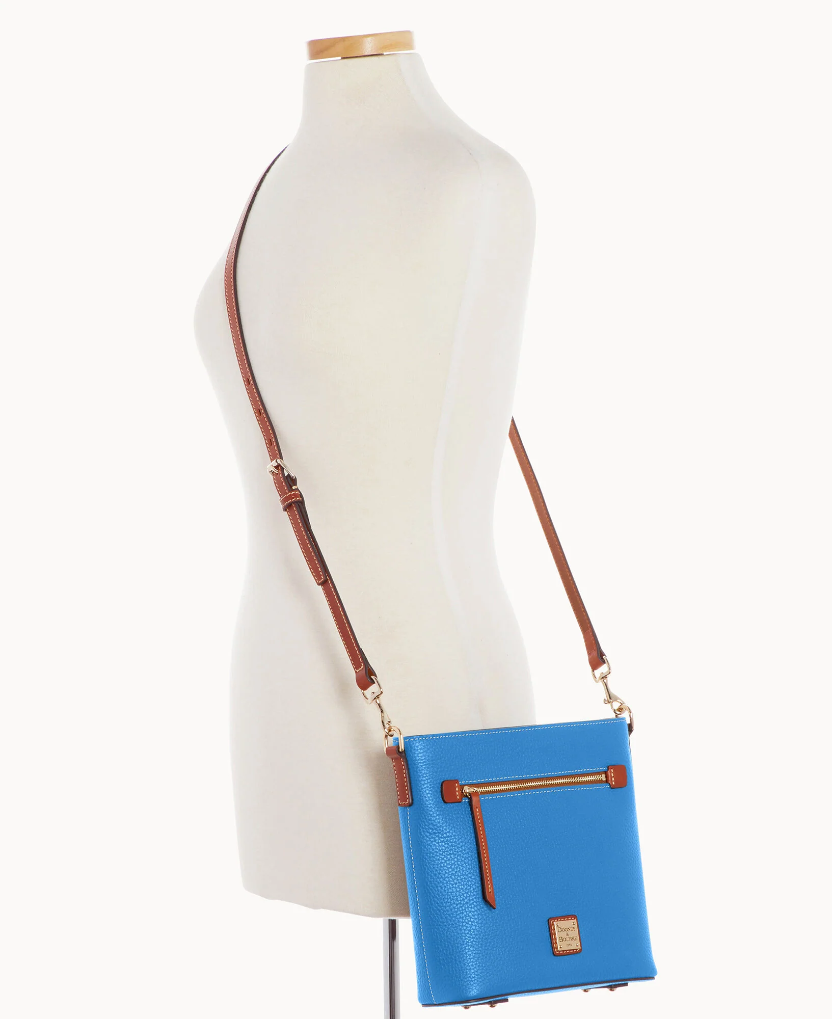 Pebble Grain Zip Crossbody - Image 35