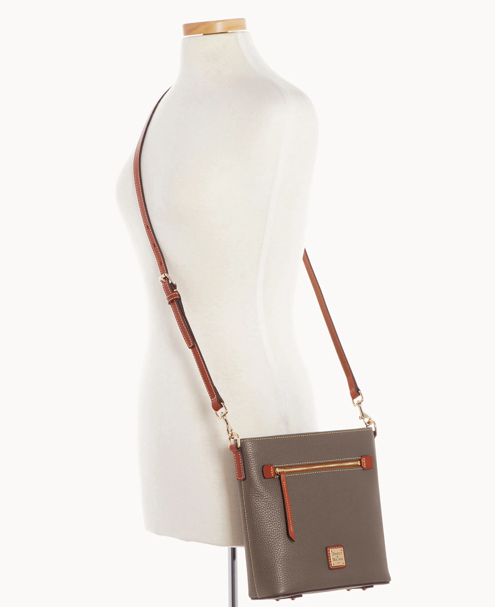 Pebble Grain Zip Crossbody - Image 39