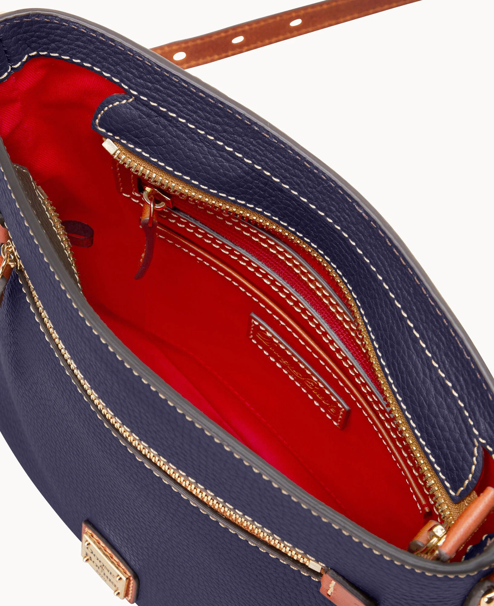 Pebble Grain Zip Crossbody - Image 74