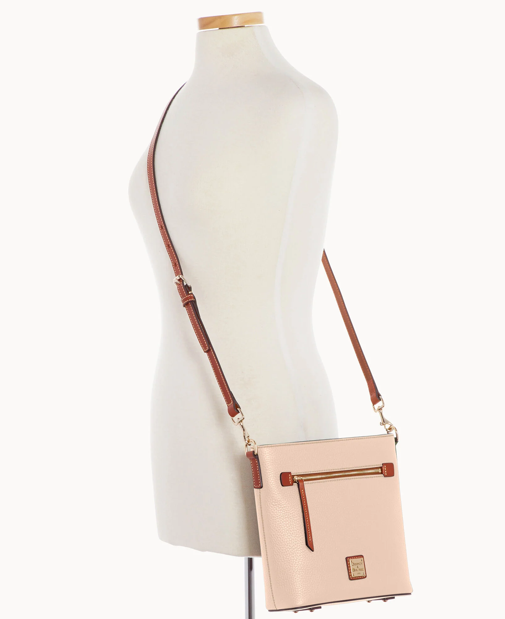 Pebble Grain Zip Crossbody - Image 79