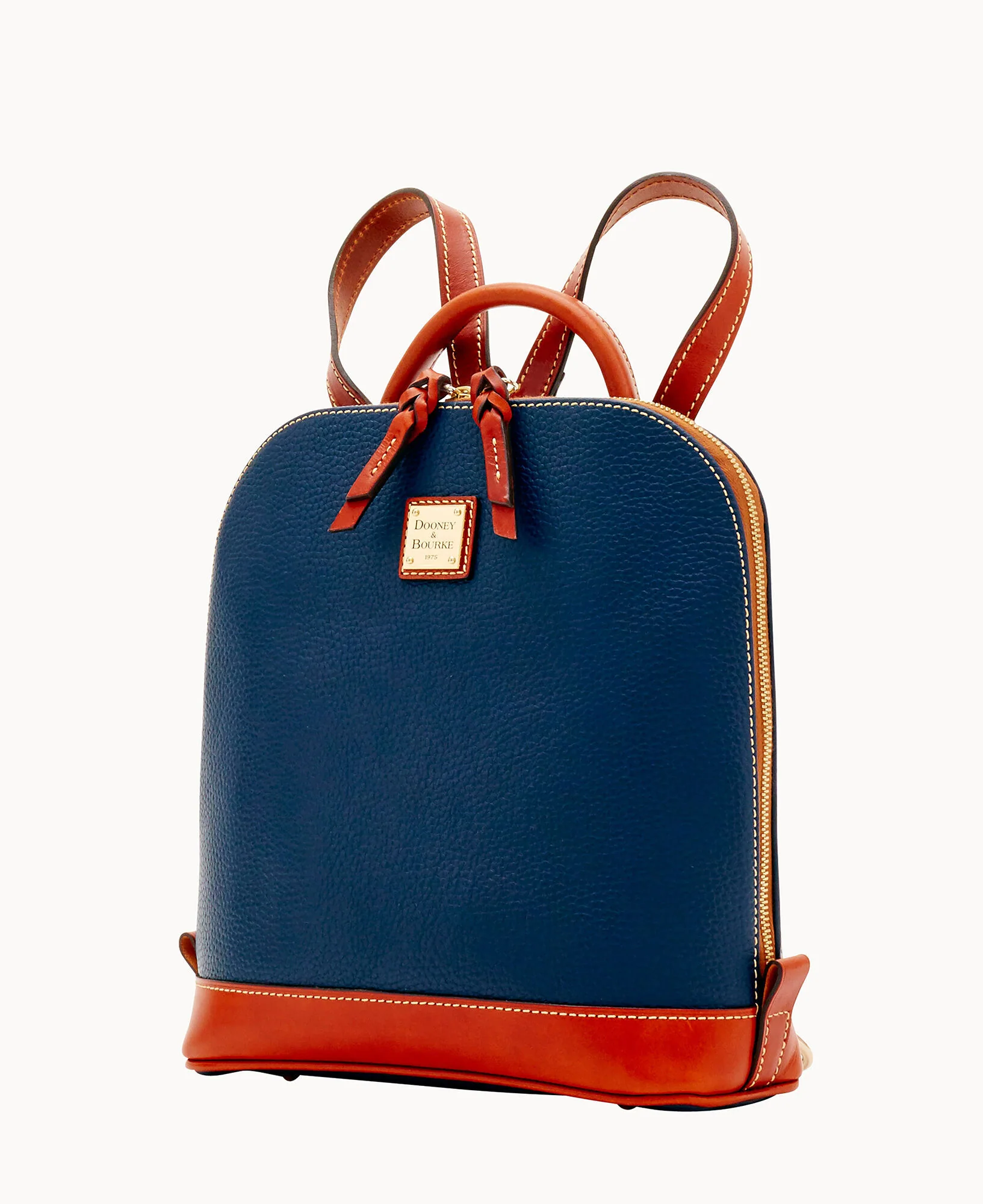 Pebble Grain Zip Pod Backpack - Image 19