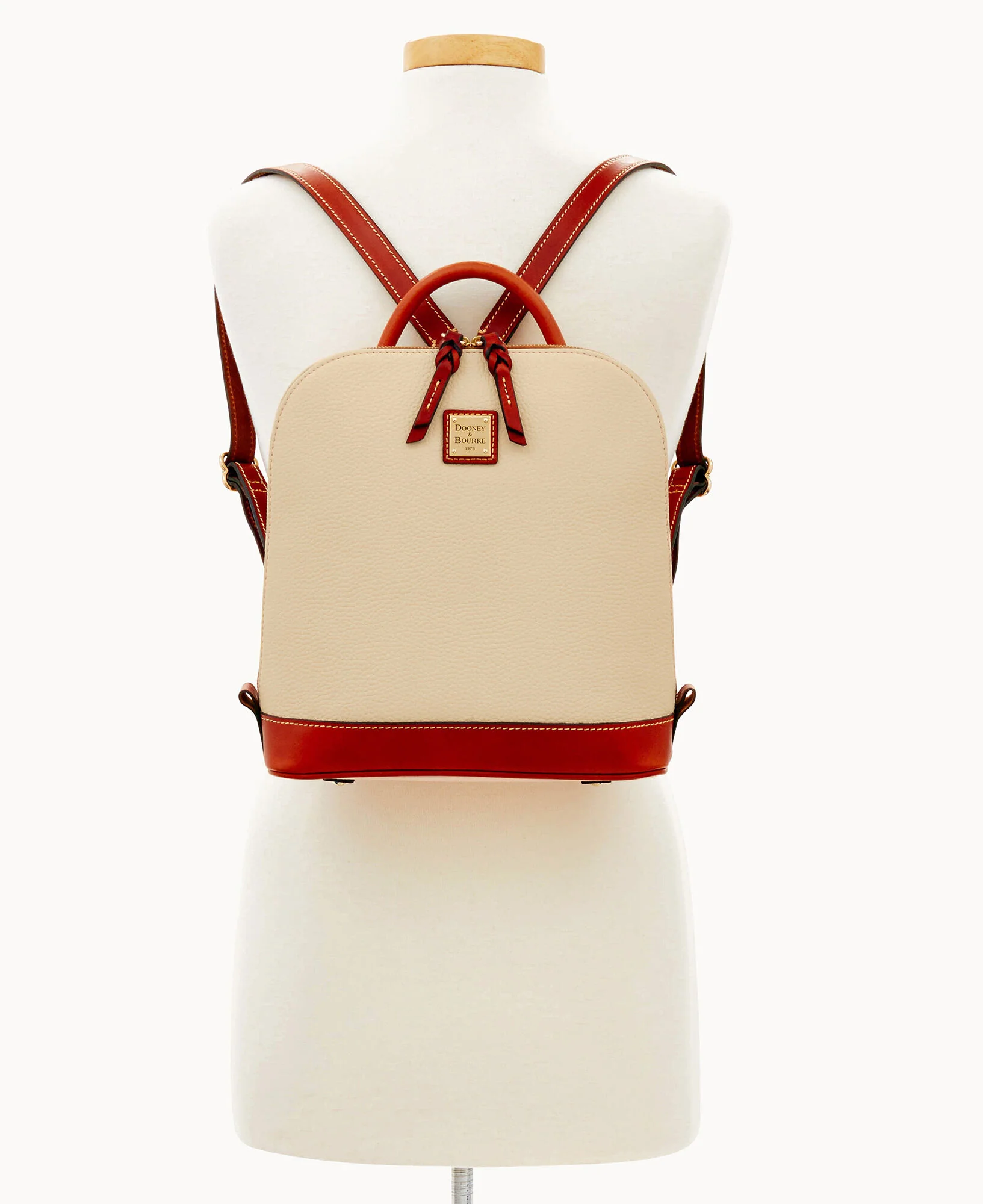 Pebble Grain Zip Pod Backpack - Image 32