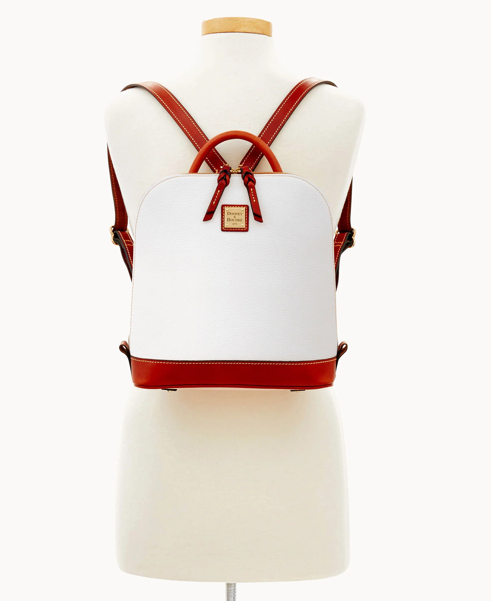 Pebble Grain Zip Pod Backpack - Image 48