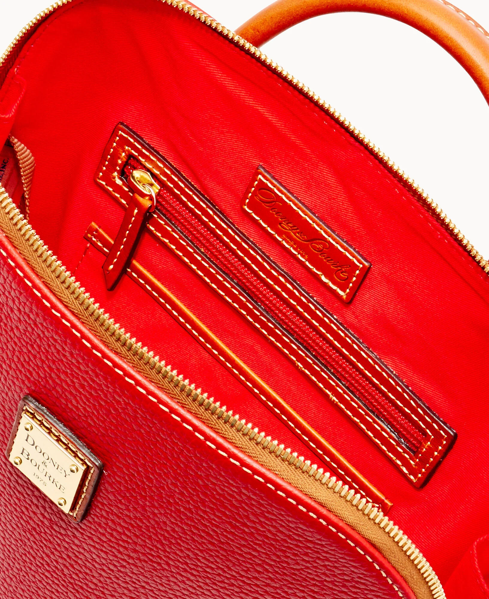 Pebble Grain Zip Pod Backpack - Image 5