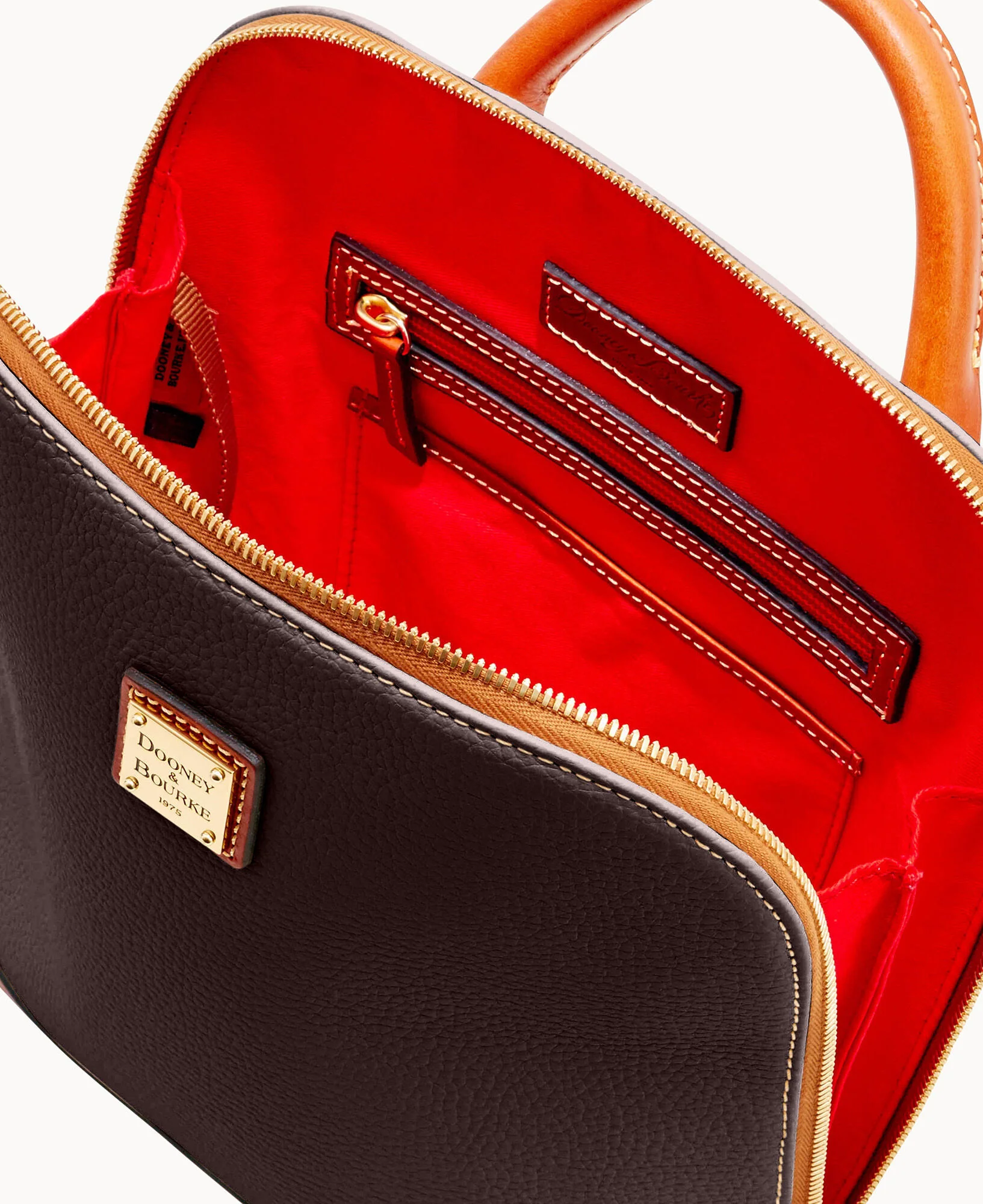 Pebble Grain Zip Pod Backpack - Image 55
