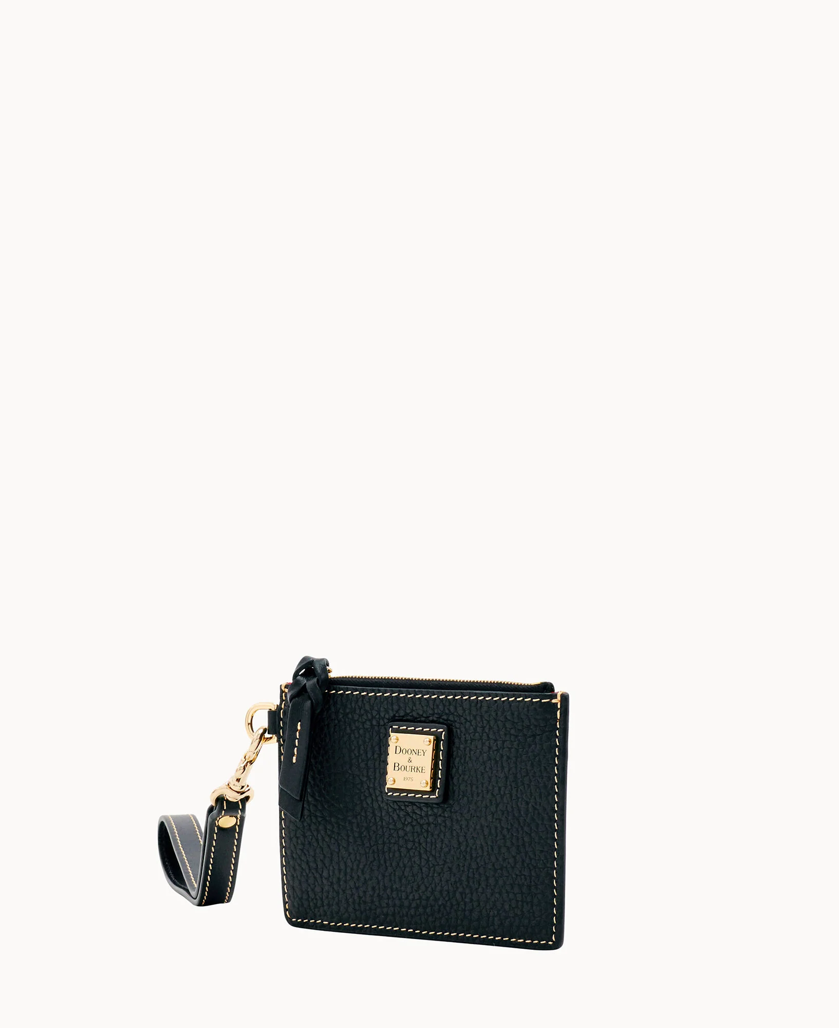 Pebble Grain Zip Top Credit Card Wristlet - Image 10