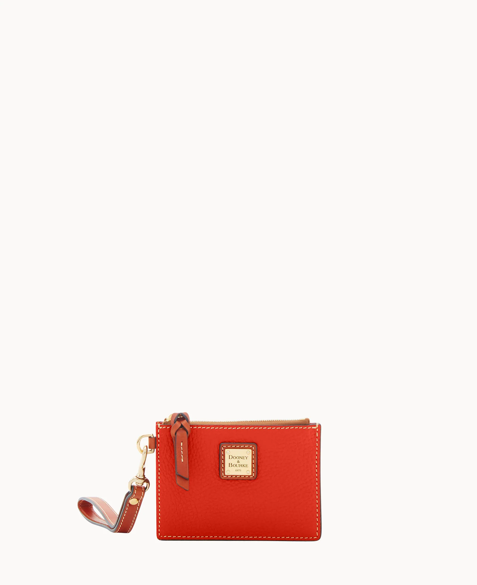 Pebble Grain Zip Top Credit Card Wristlet - Image 100