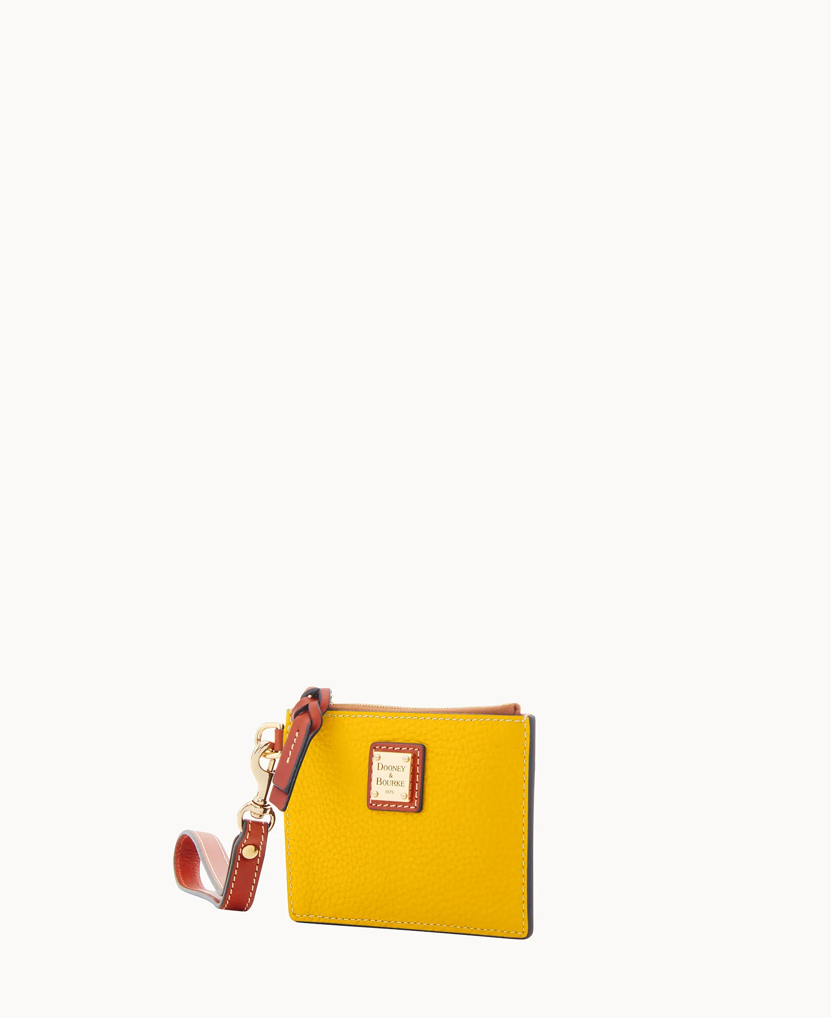 Pebble Grain Zip Top Credit Card Wristlet - Image 105