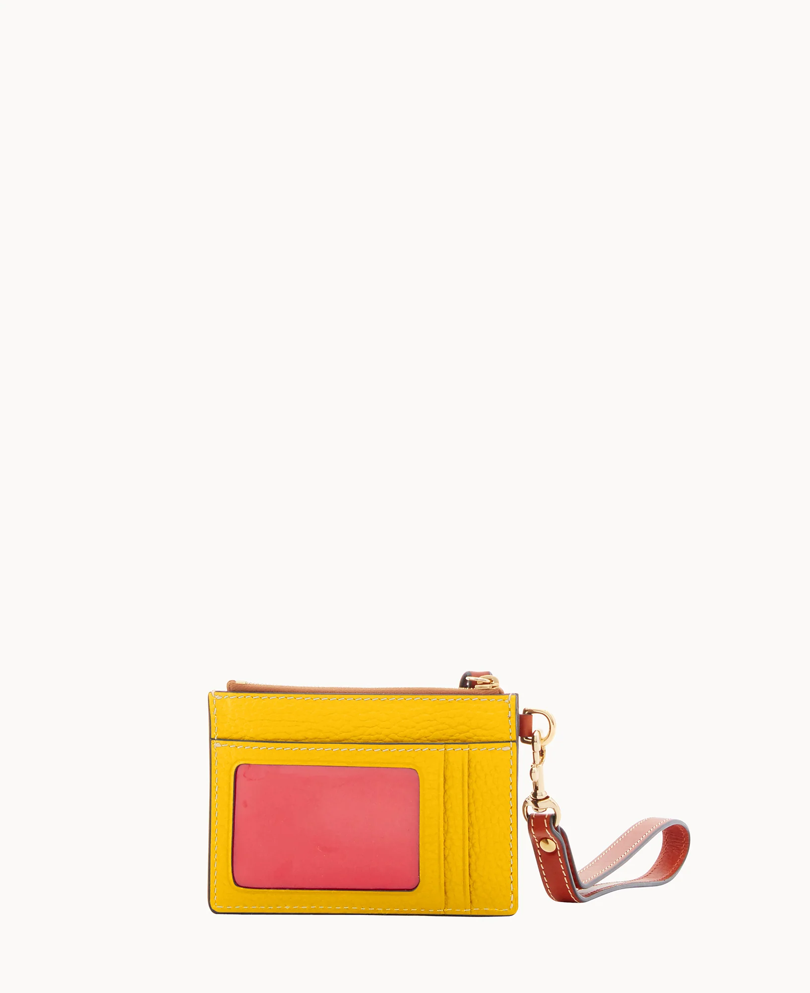 Pebble Grain Zip Top Credit Card Wristlet - Image 107
