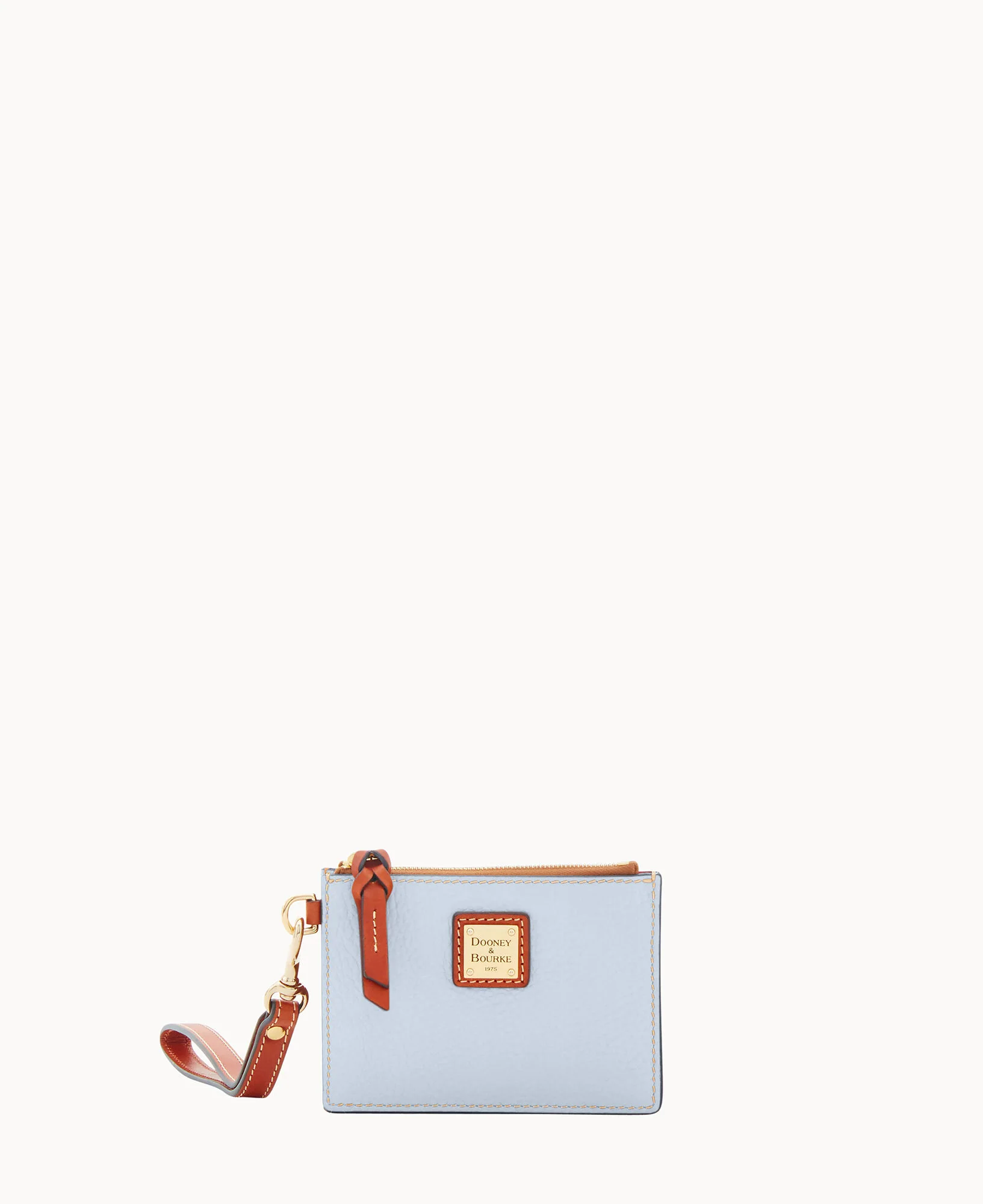 Pebble Grain Zip Top Credit Card Wristlet - Image 108