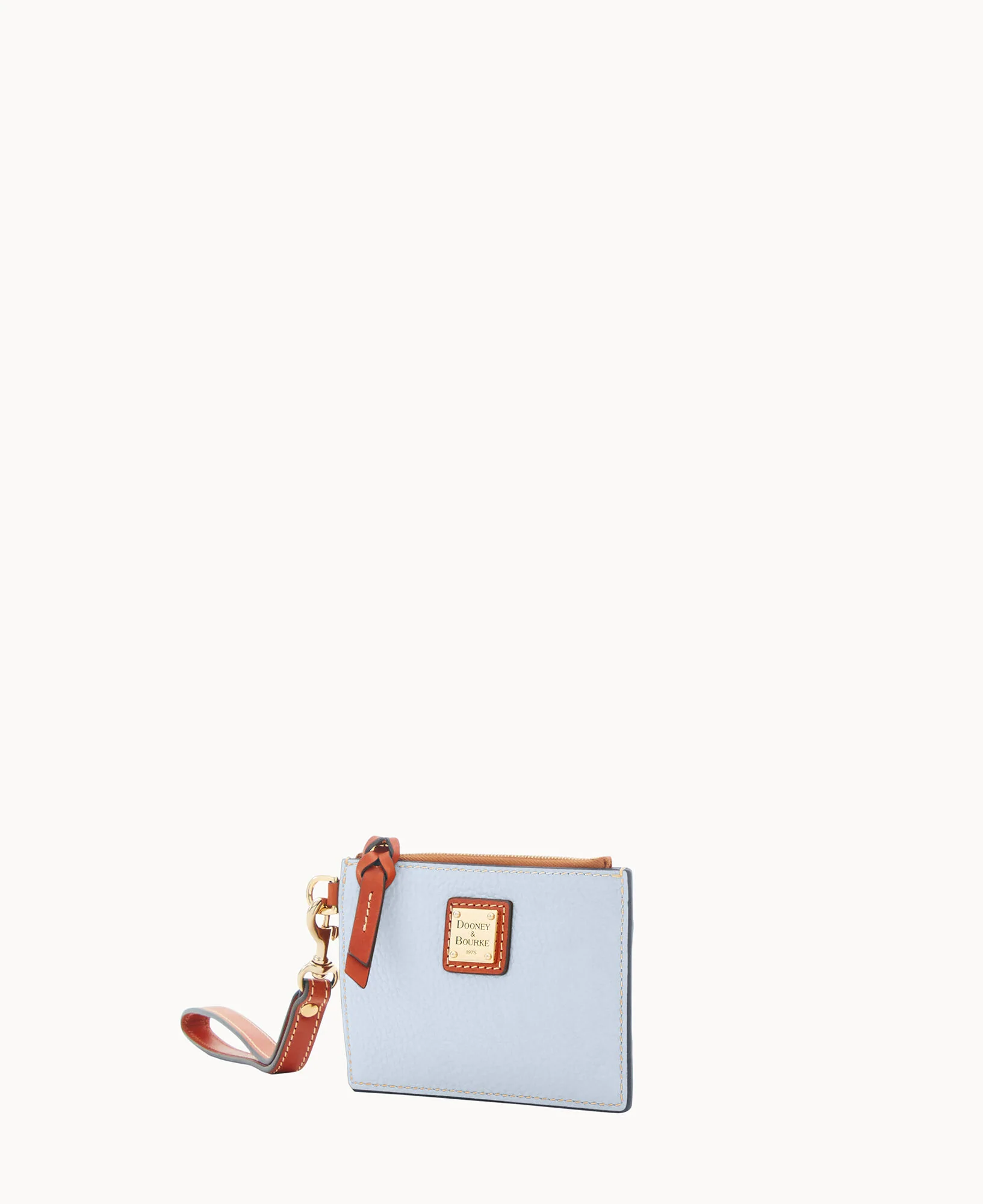 Pebble Grain Zip Top Credit Card Wristlet - Image 109