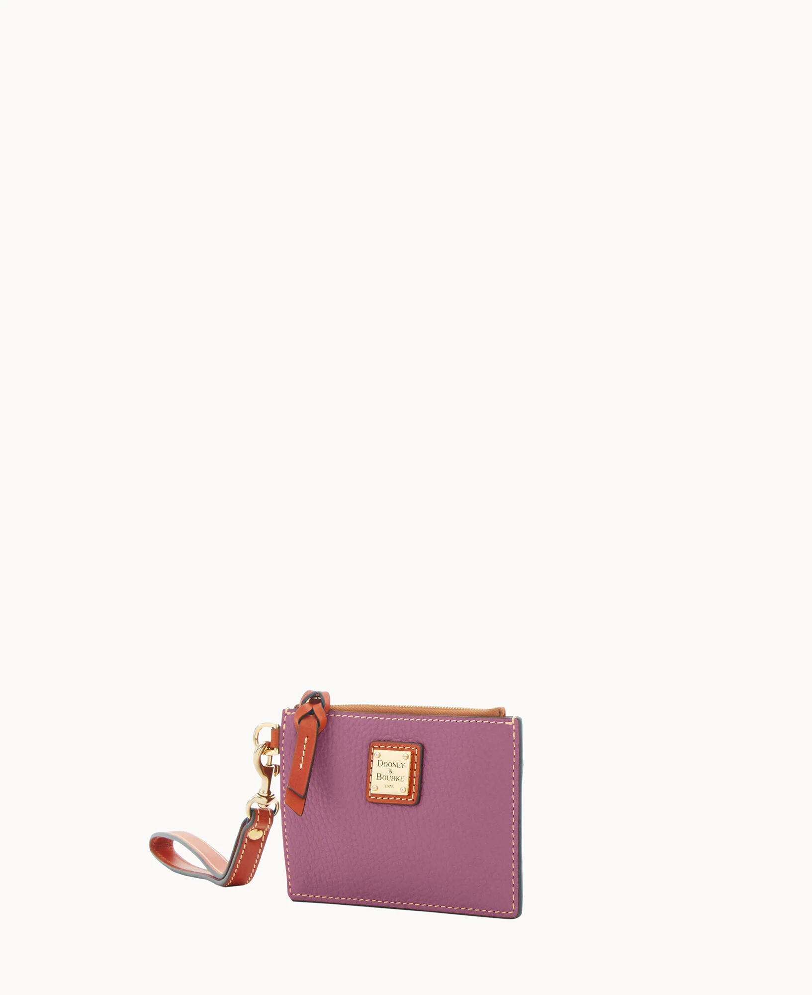 Pebble Grain Zip Top Credit Card Wristlet - Image 115