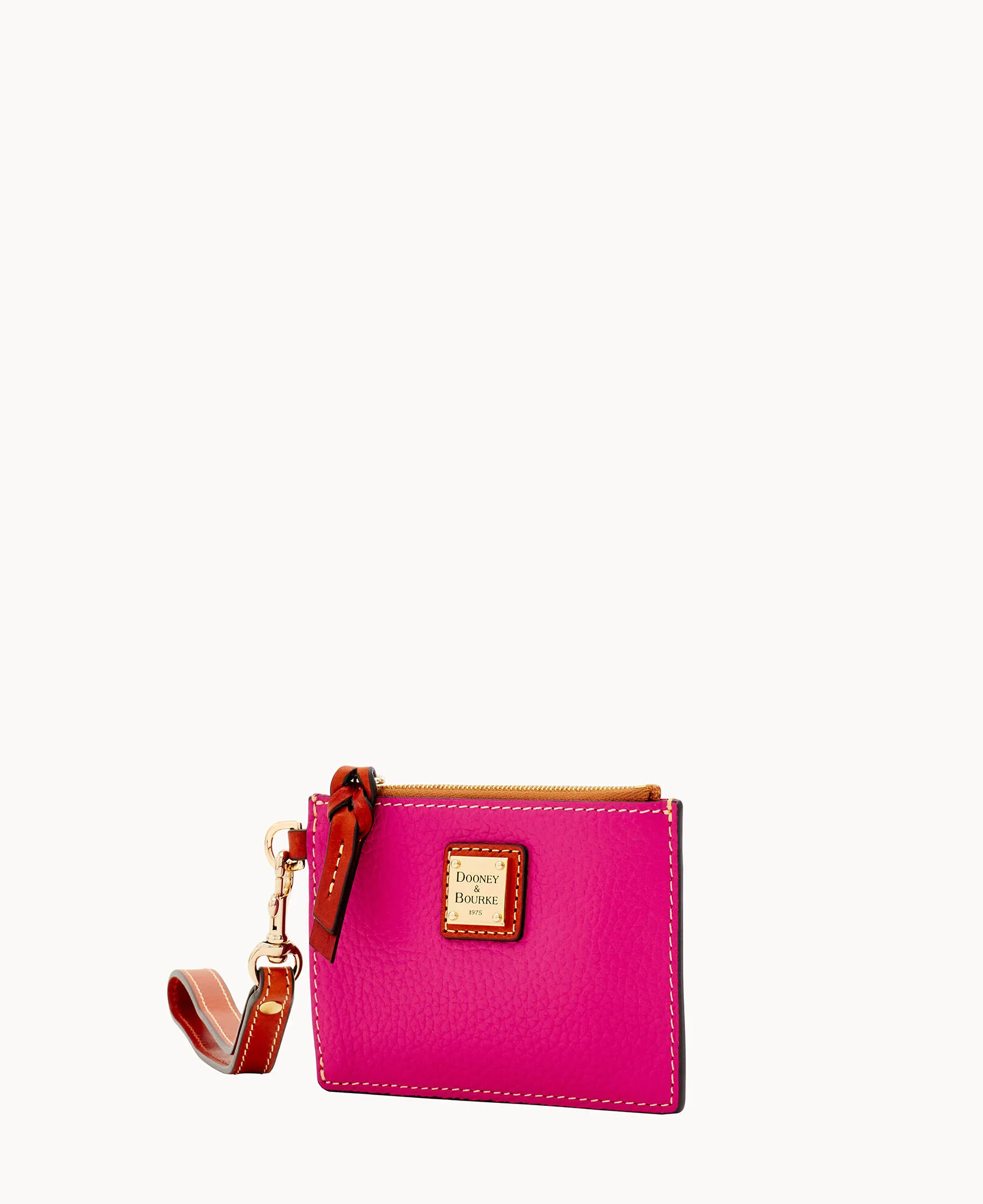 Pebble Grain Zip Top Credit Card Wristlet - Image 118