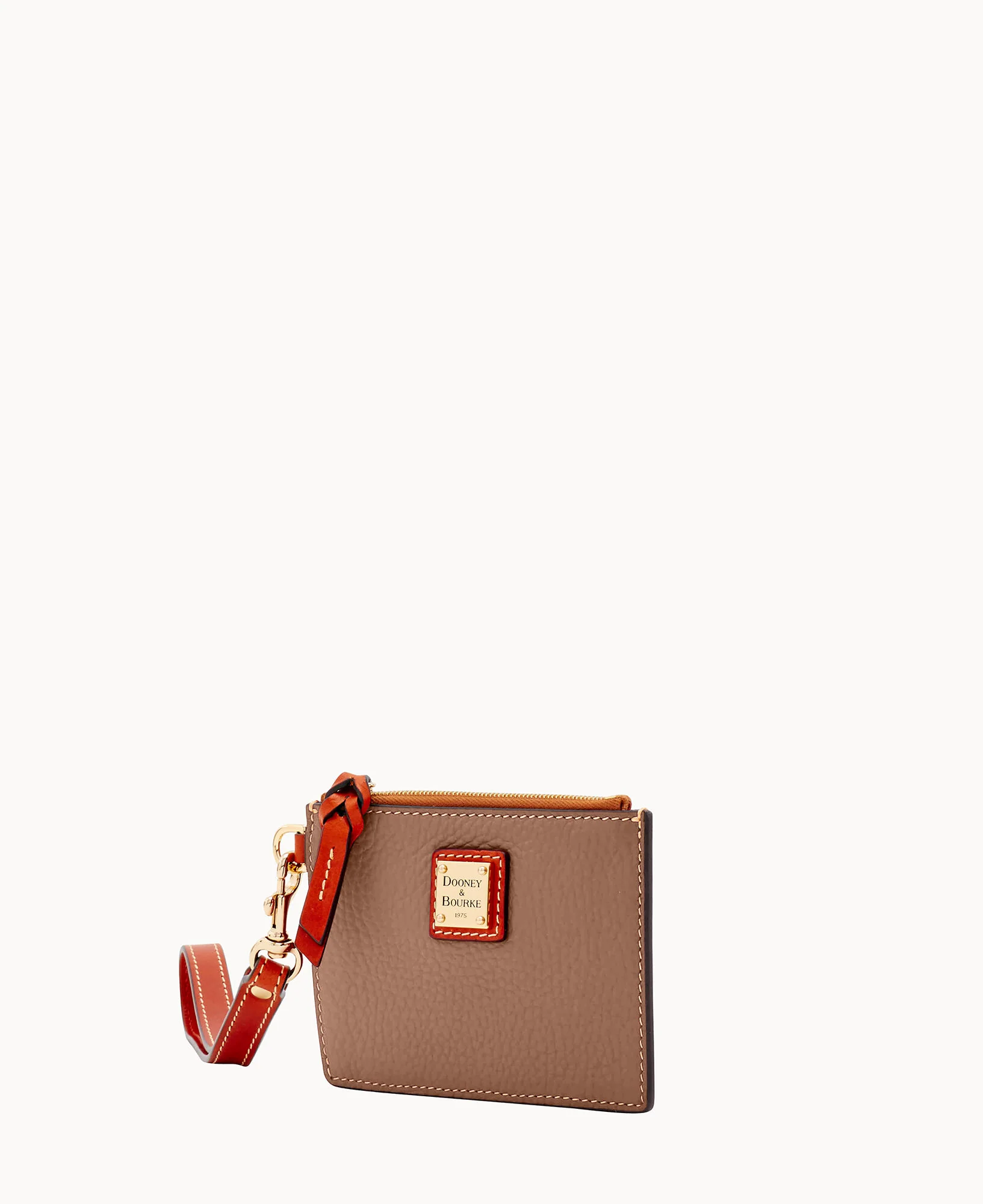Pebble Grain Zip Top Credit Card Wristlet - Image 122
