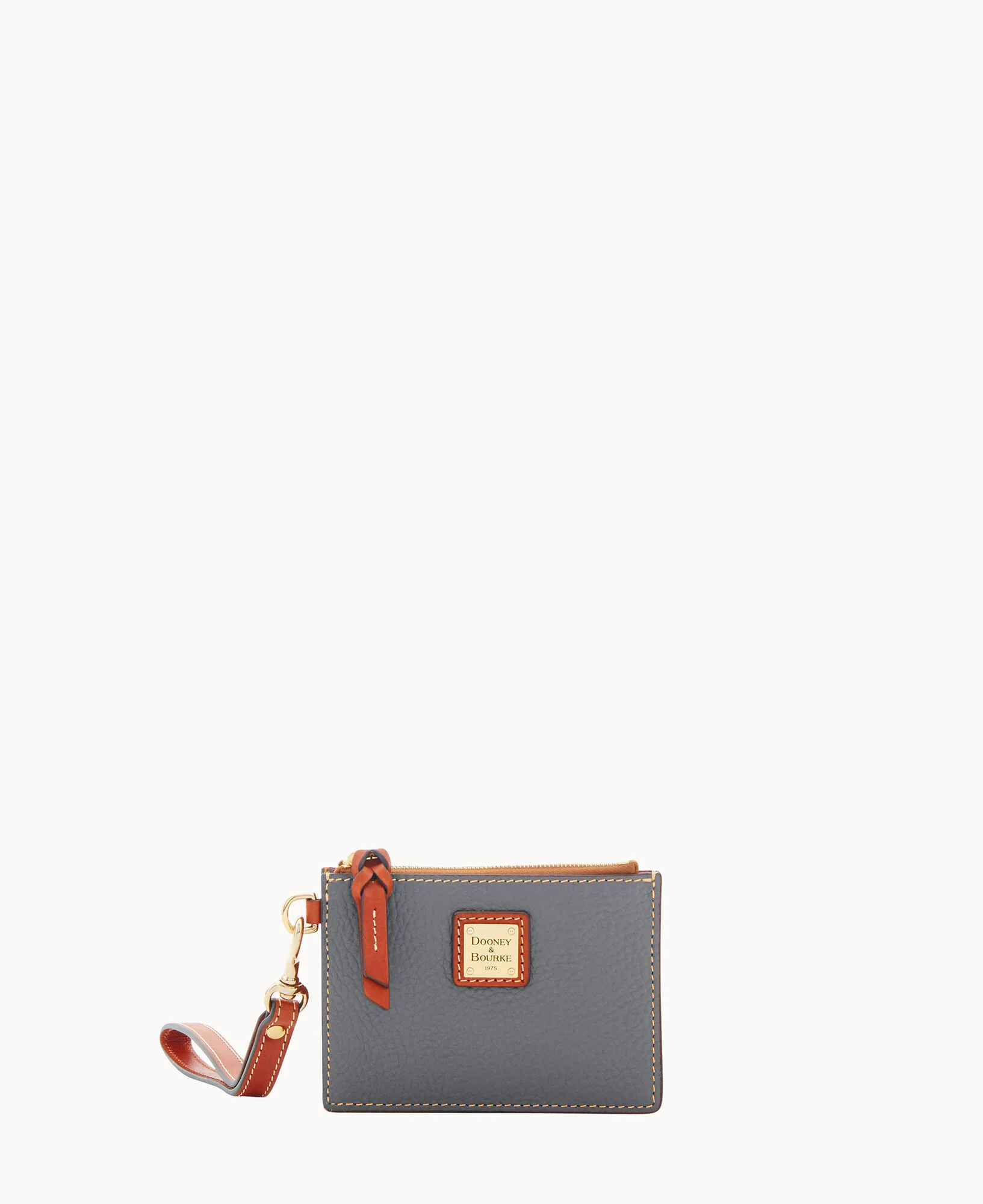 Pebble Grain Zip Top Credit Card Wristlet - Image 125